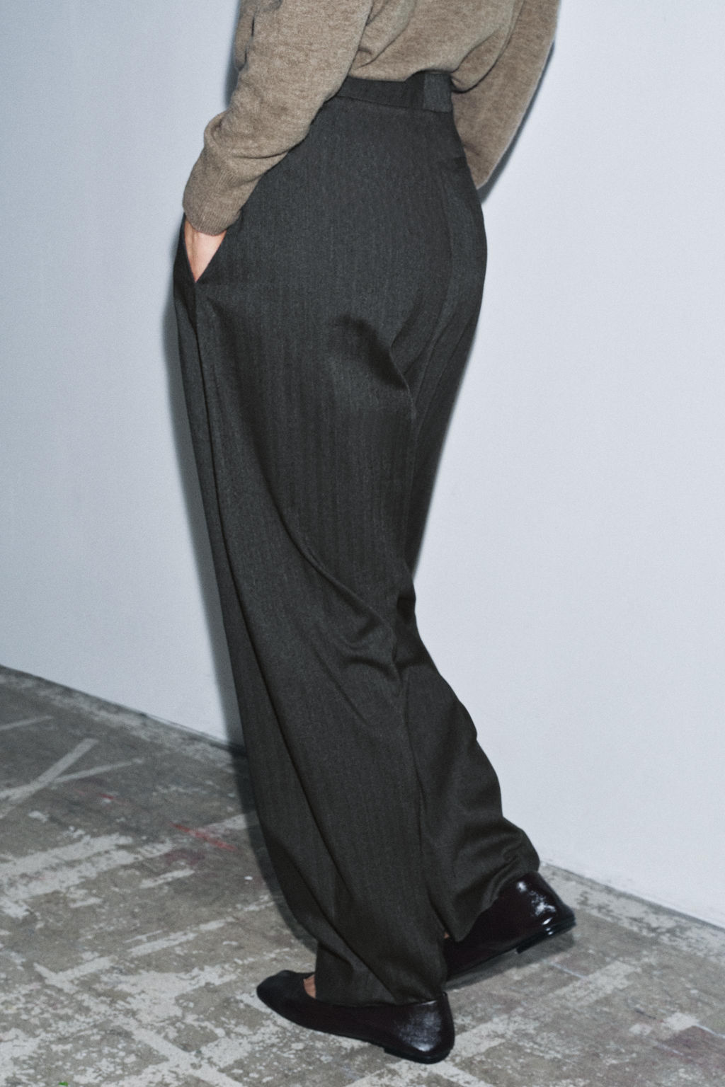 ZW COLLECTION TEXTURED BALLOON TROUSERS