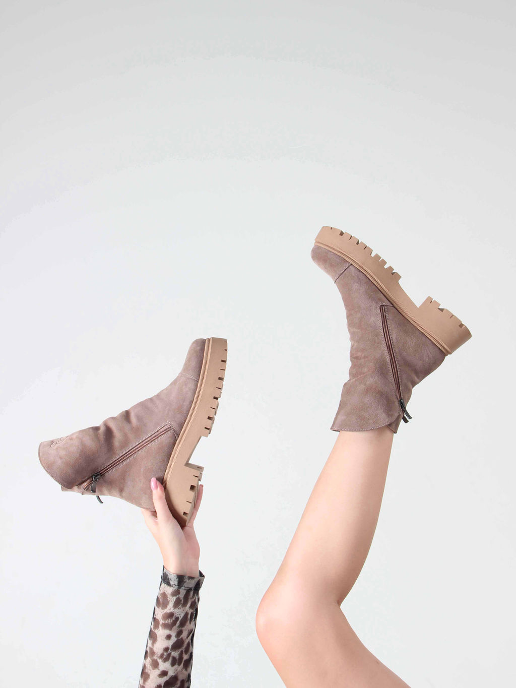 Ботинки 233.2094br. капучино/Байка