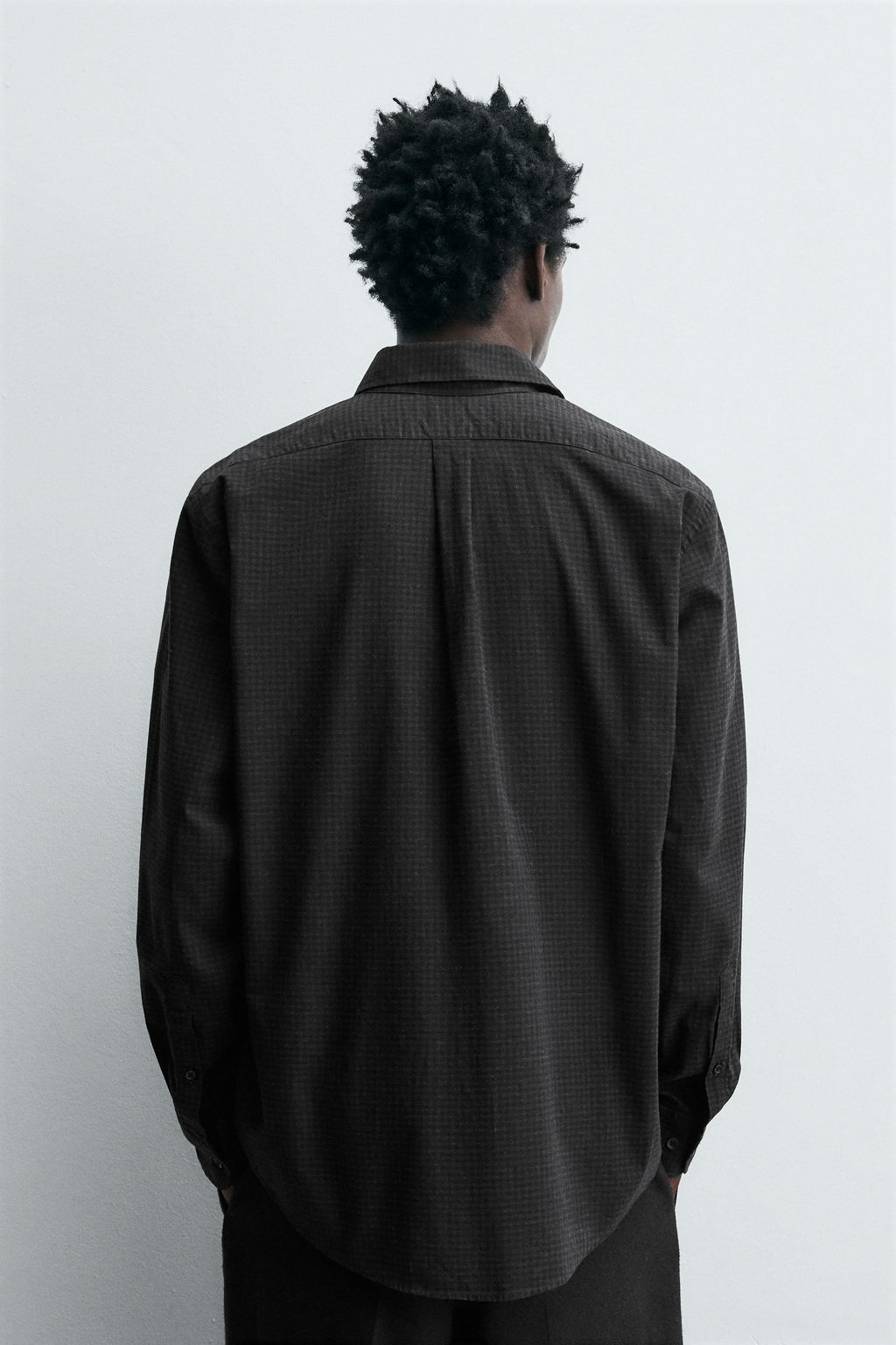 LIMITED EDITION RELAXED FIT CHECK SHIRT - Zara фото 3