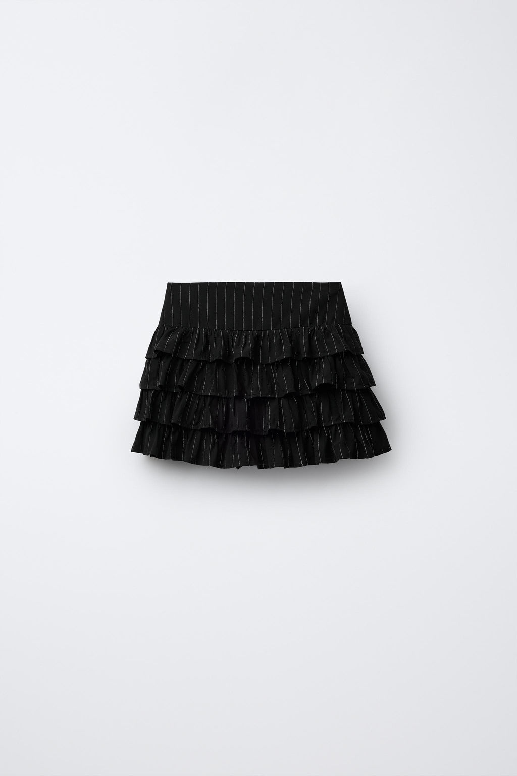 SHINY STRIPED BERMUDA SKORT - Zara фото 2