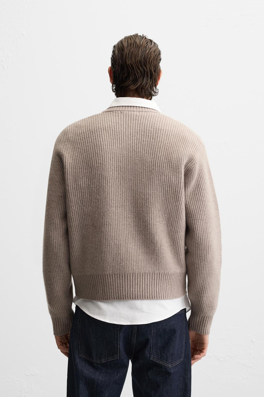 ZIP-UP KNIT JACKET - Zara фото 3