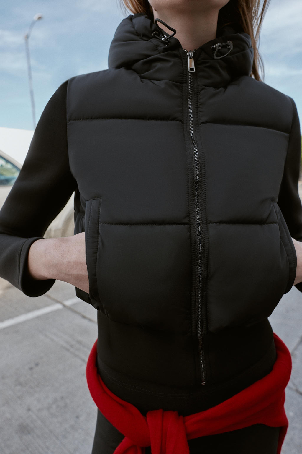 CONTRAST PUFFER JACKET - Zara фото 11