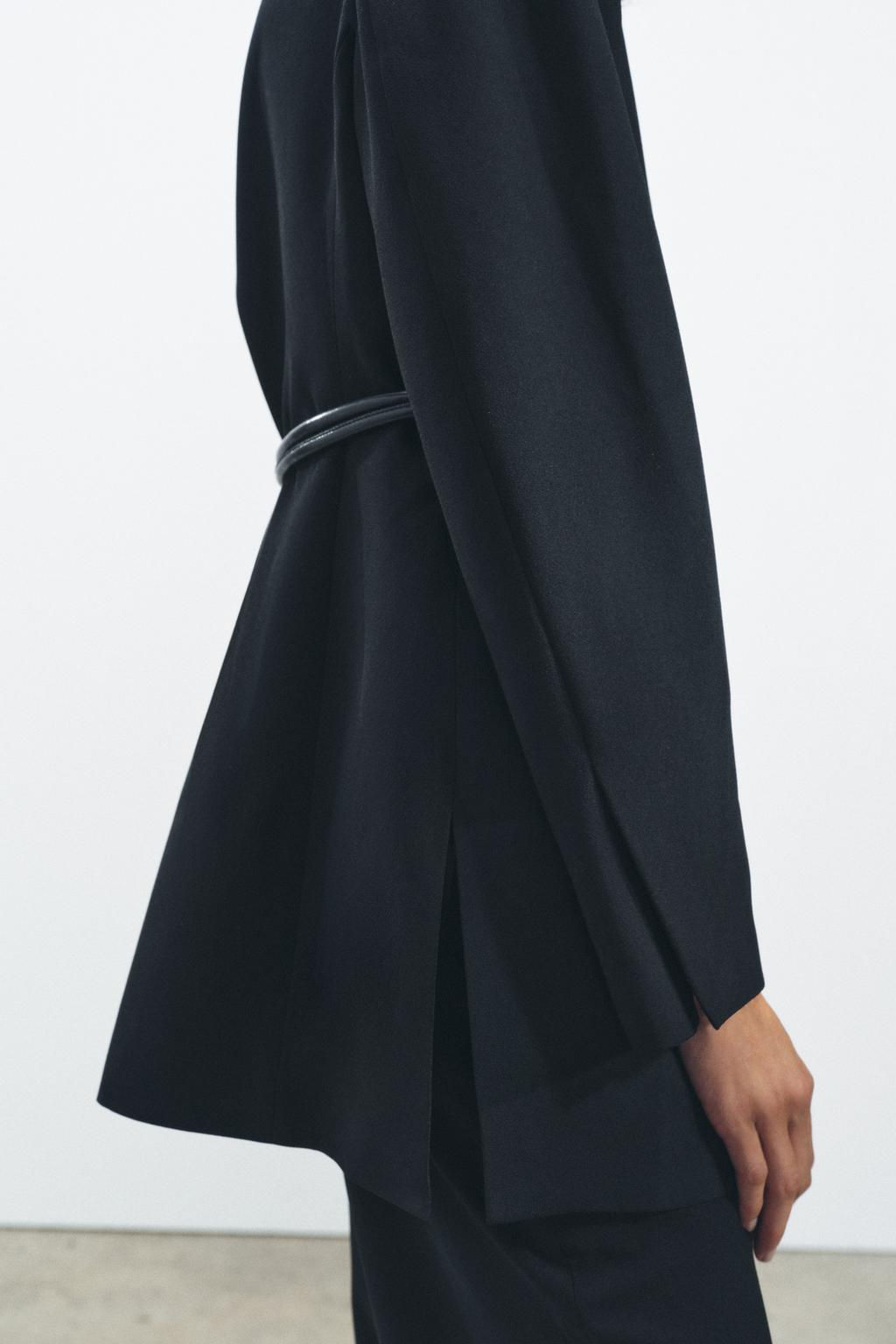 ZW COLLECTION BELTED BLAZER - Zara фото 20