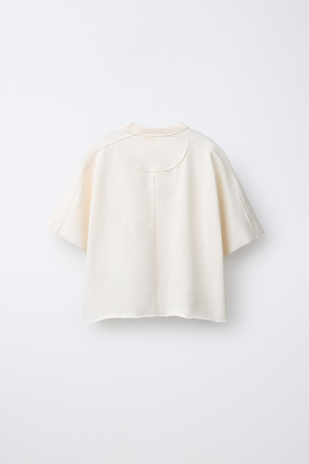 CONJUNTO CAMISETA Y PANTAL?N NERVIO HEAVY WEIGHT / Crudo - Zara фото 4