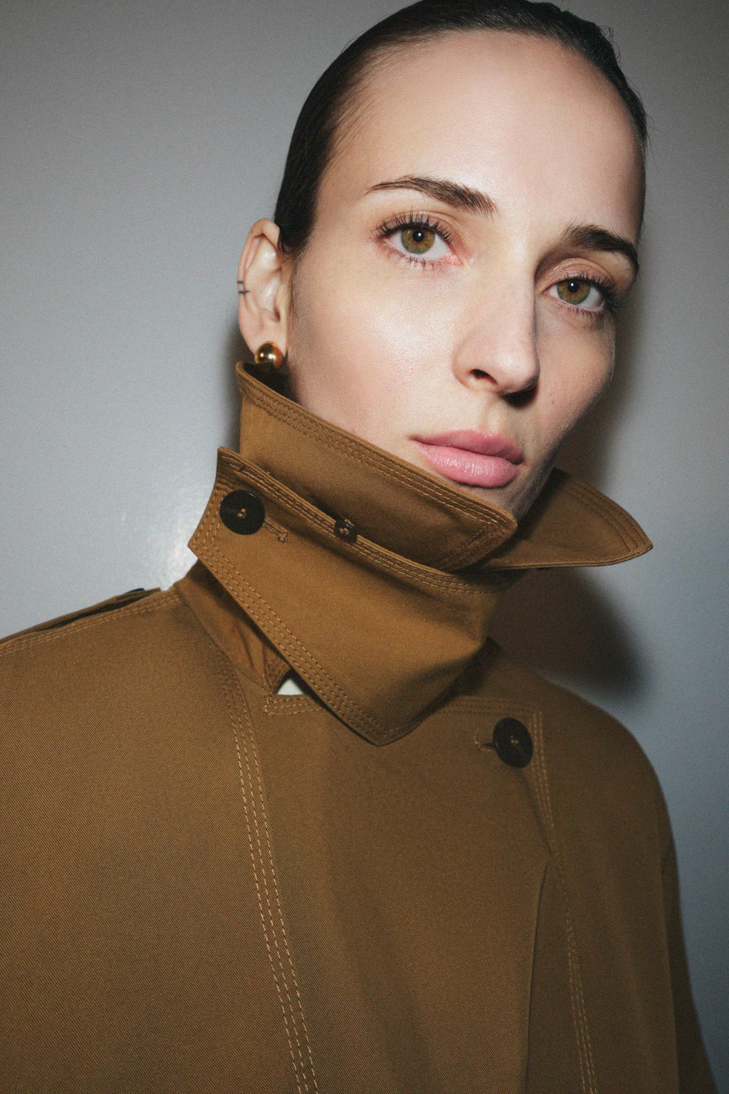 OVERSIZE FAUX FUR COLLAR TRENCH COAT ZW COLLECTION LIMITED EDITION - Zara фото 16