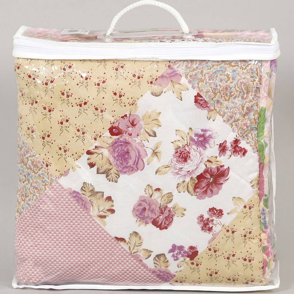 АРТ 044 Покрывало (микрофайбер) 200*220 "Розовый пэчворк"