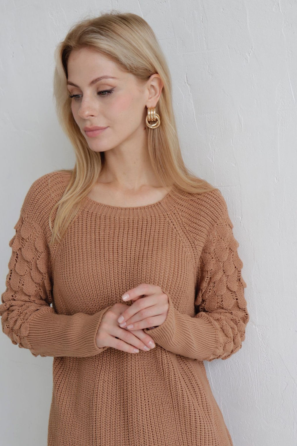 10006 Джемпер бежевый - Martichelli фото 5