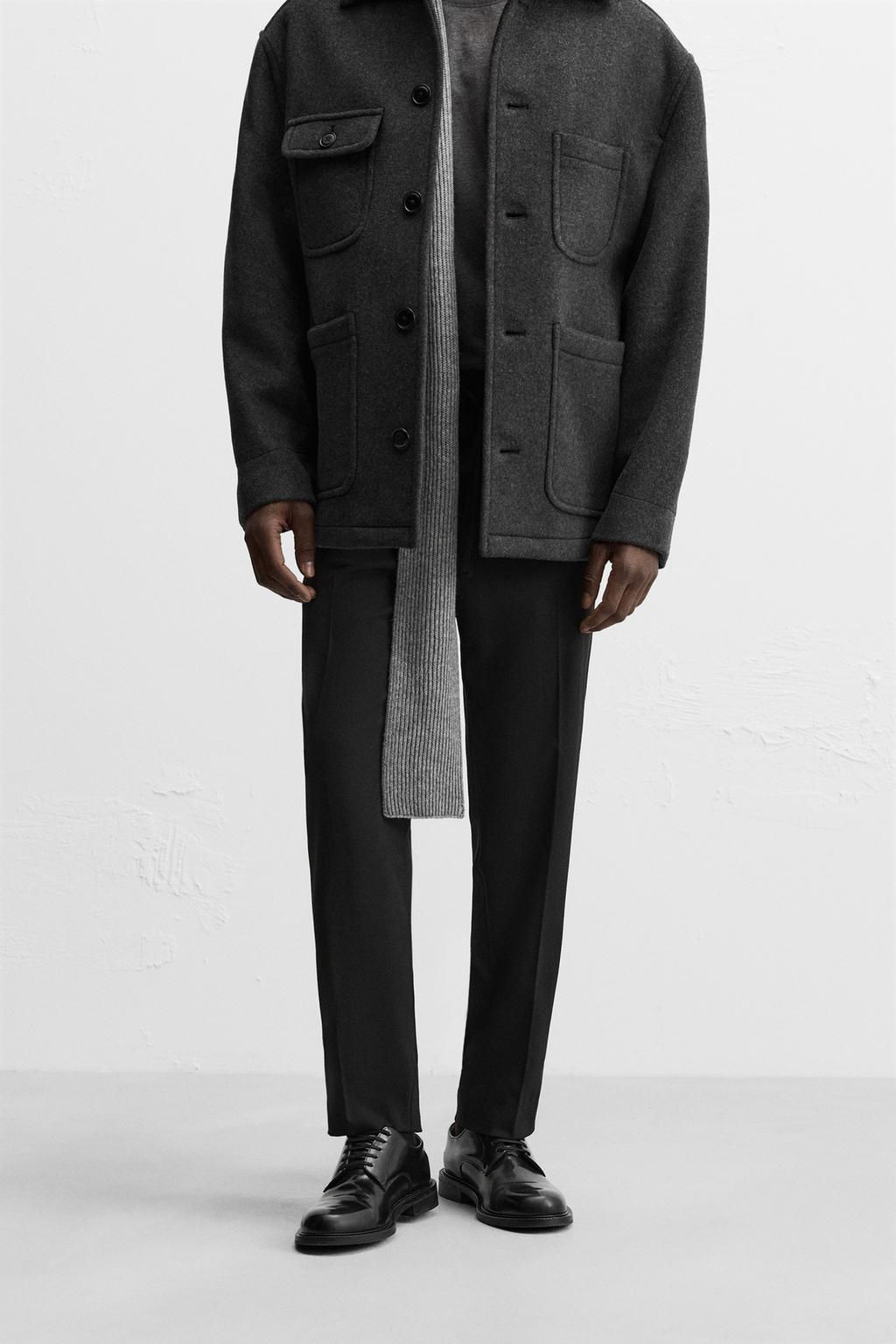 COMFORT FIT JOGGER WAIST TROUSERS - Zara фото 2