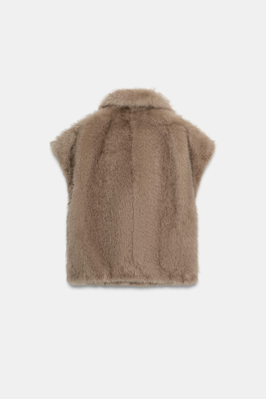 ZW COLLECTION LIMITED EDITION FAUX FUR WAISTCOAT - Zara фото 7
