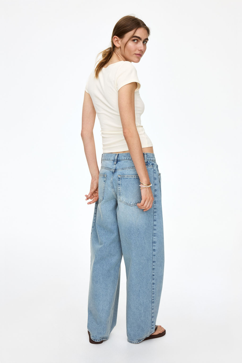 Top con escote de encaje en V - H&m фото 6