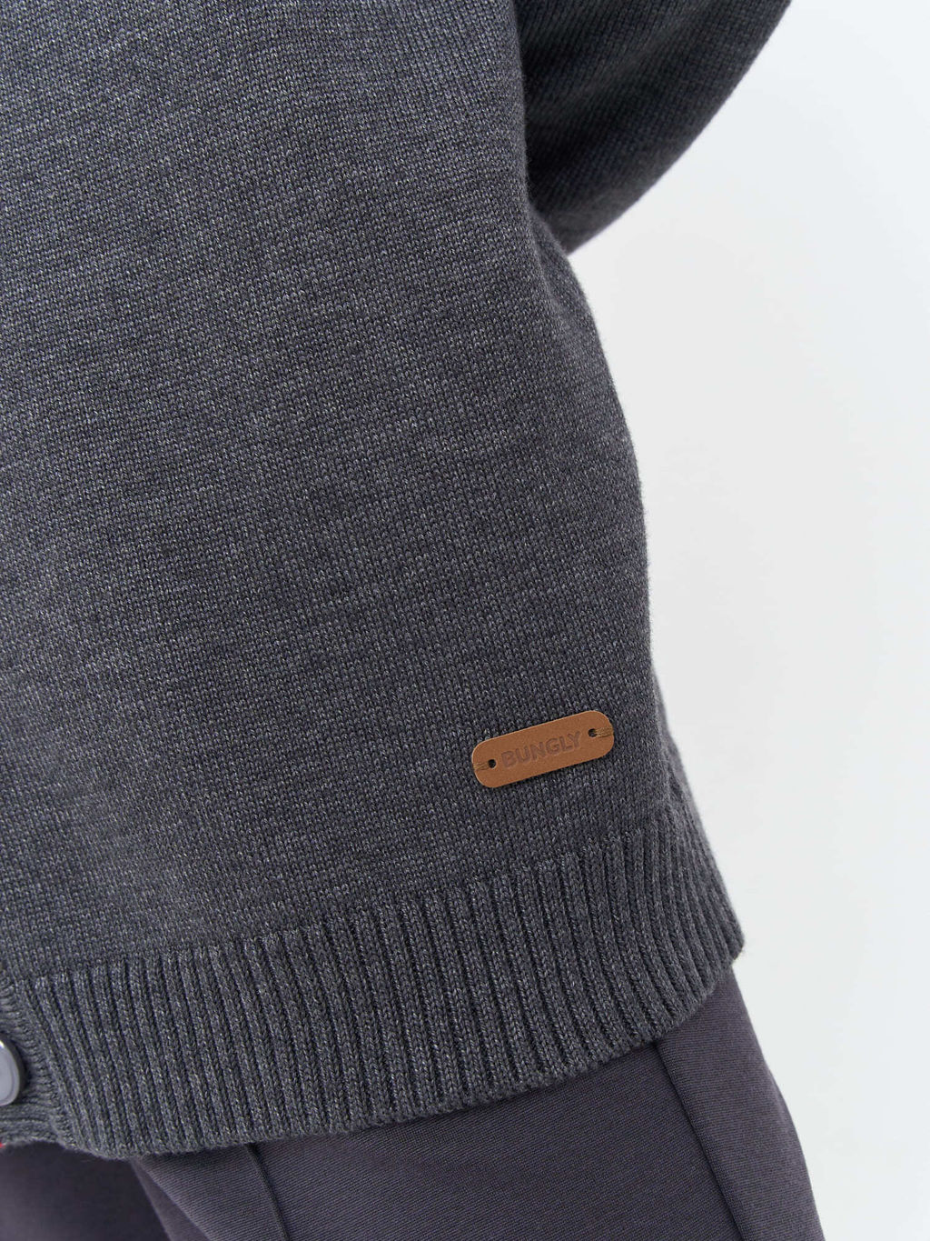 Кардиган вязаный Серый 7+ - Bungly фото 4