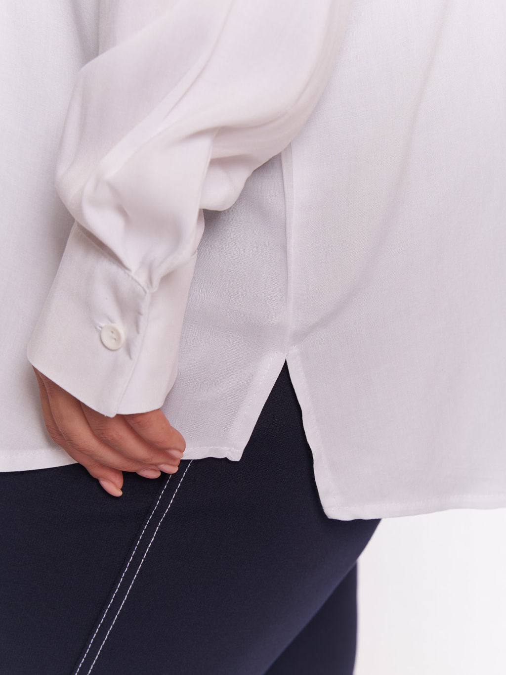 Белая блузка BL28304WHT02 - Артесса фото 4