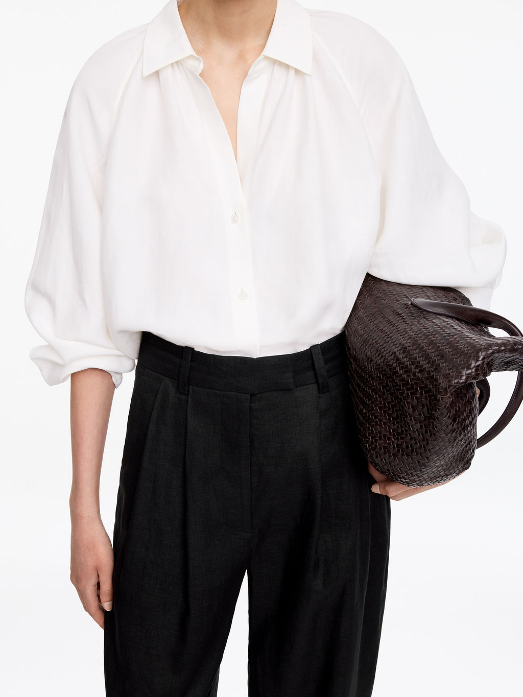 Pantalones de lino sastre - H&m фото 4
