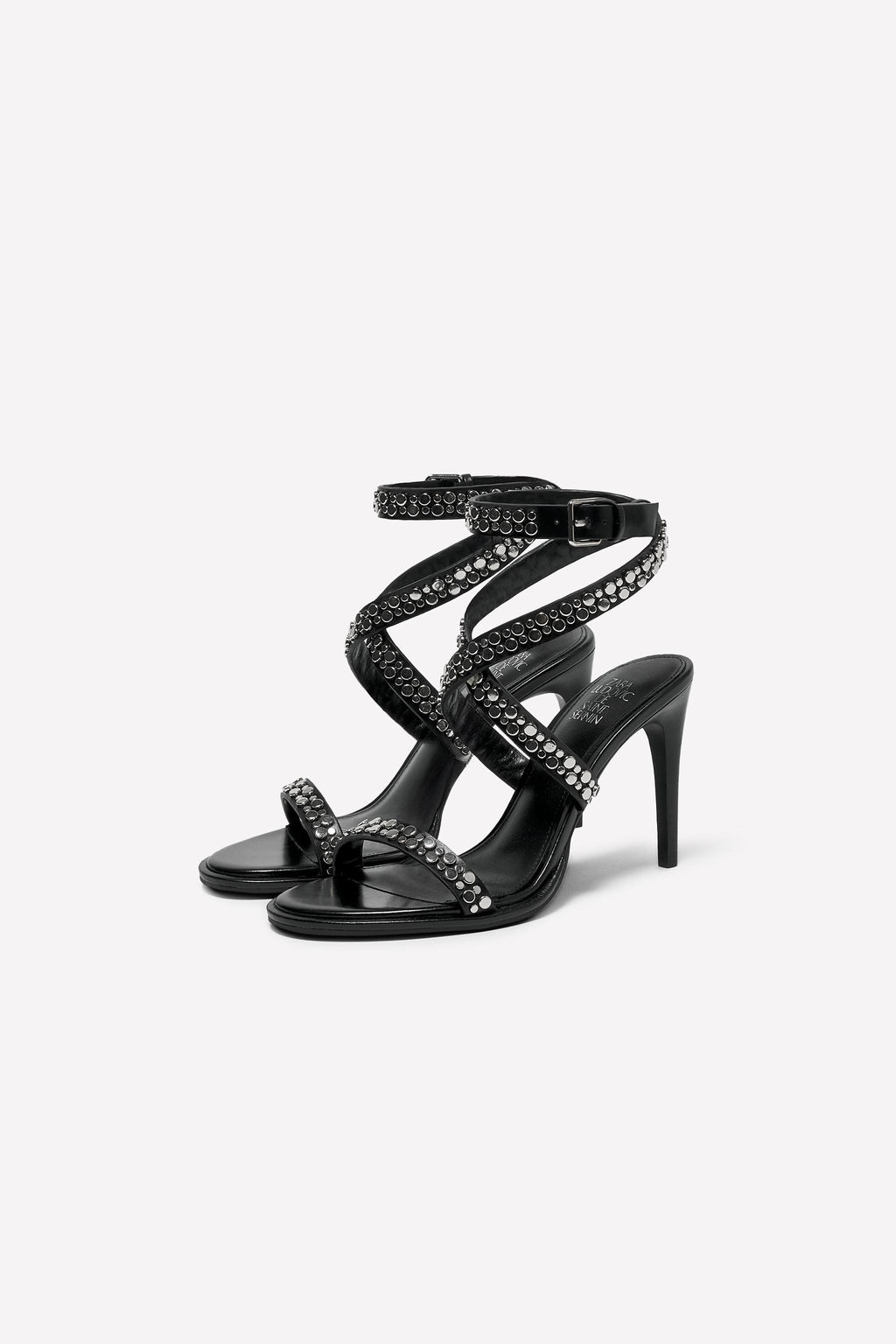 LUDOVIC DE SAINT SERNIN x ZARA LEATHER HIGH-HEEL SANDALS  фото 3