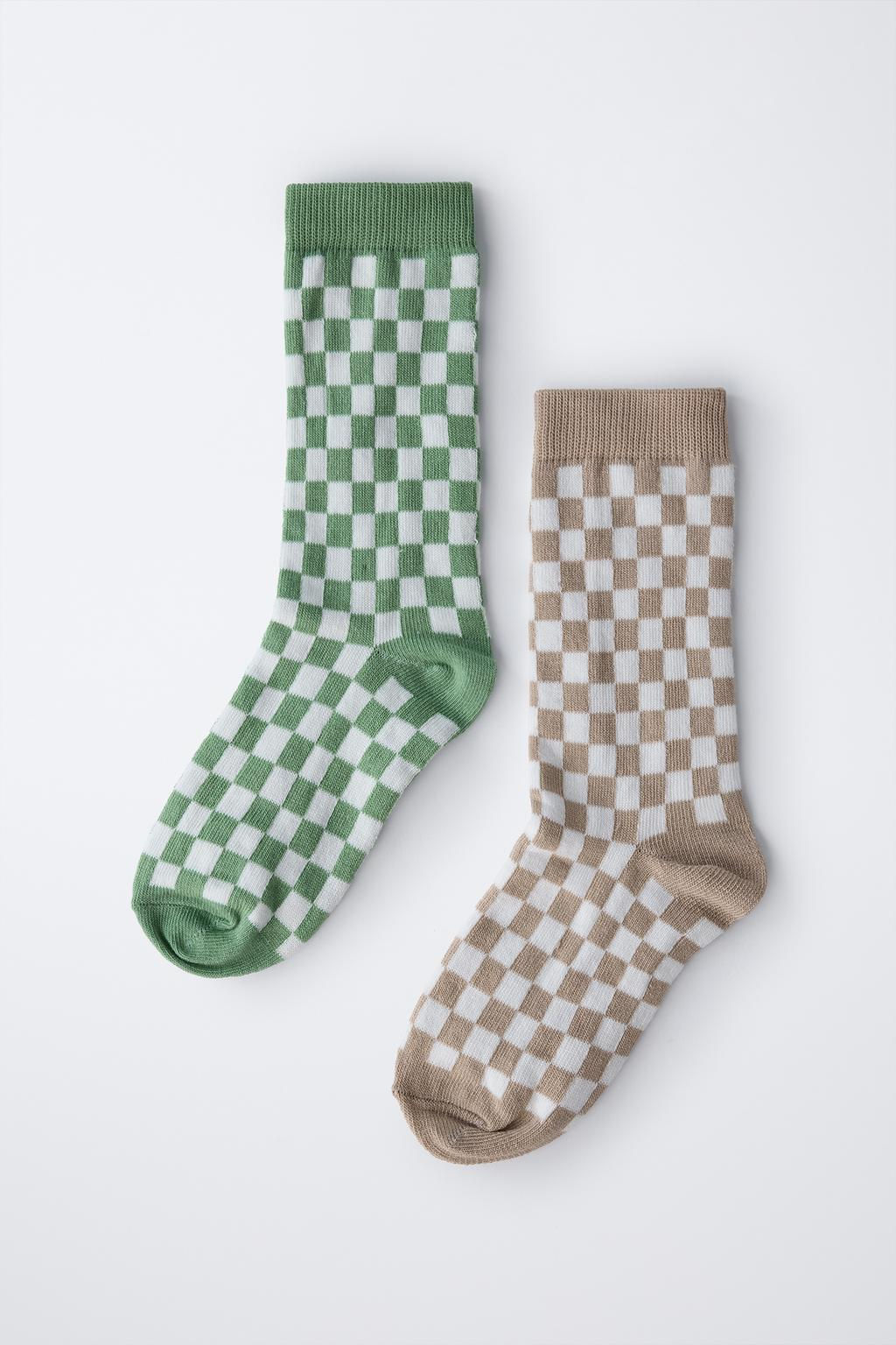 2-PACK OF CHEQUERED SOCKS - Zara фото 7