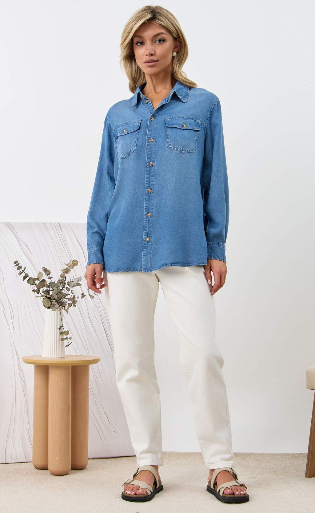 Рубашка Primm P512-1117 синий хлопок фото 16