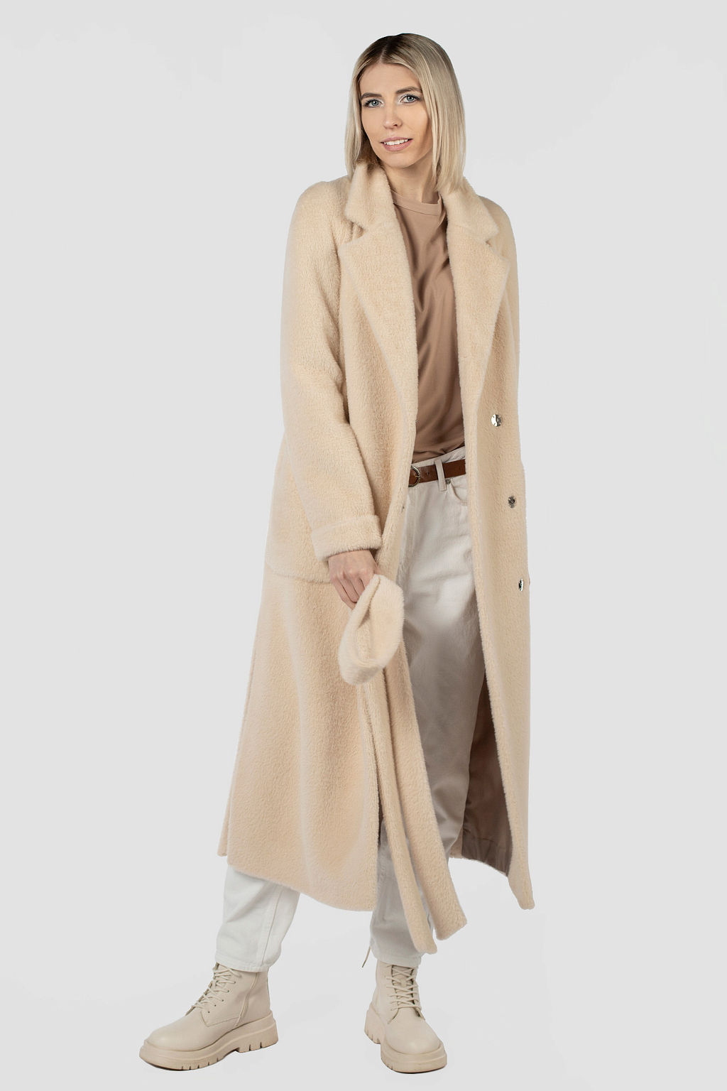 Пальто женское демисезонное Classic Reserve (пояс) - El podio фото 9