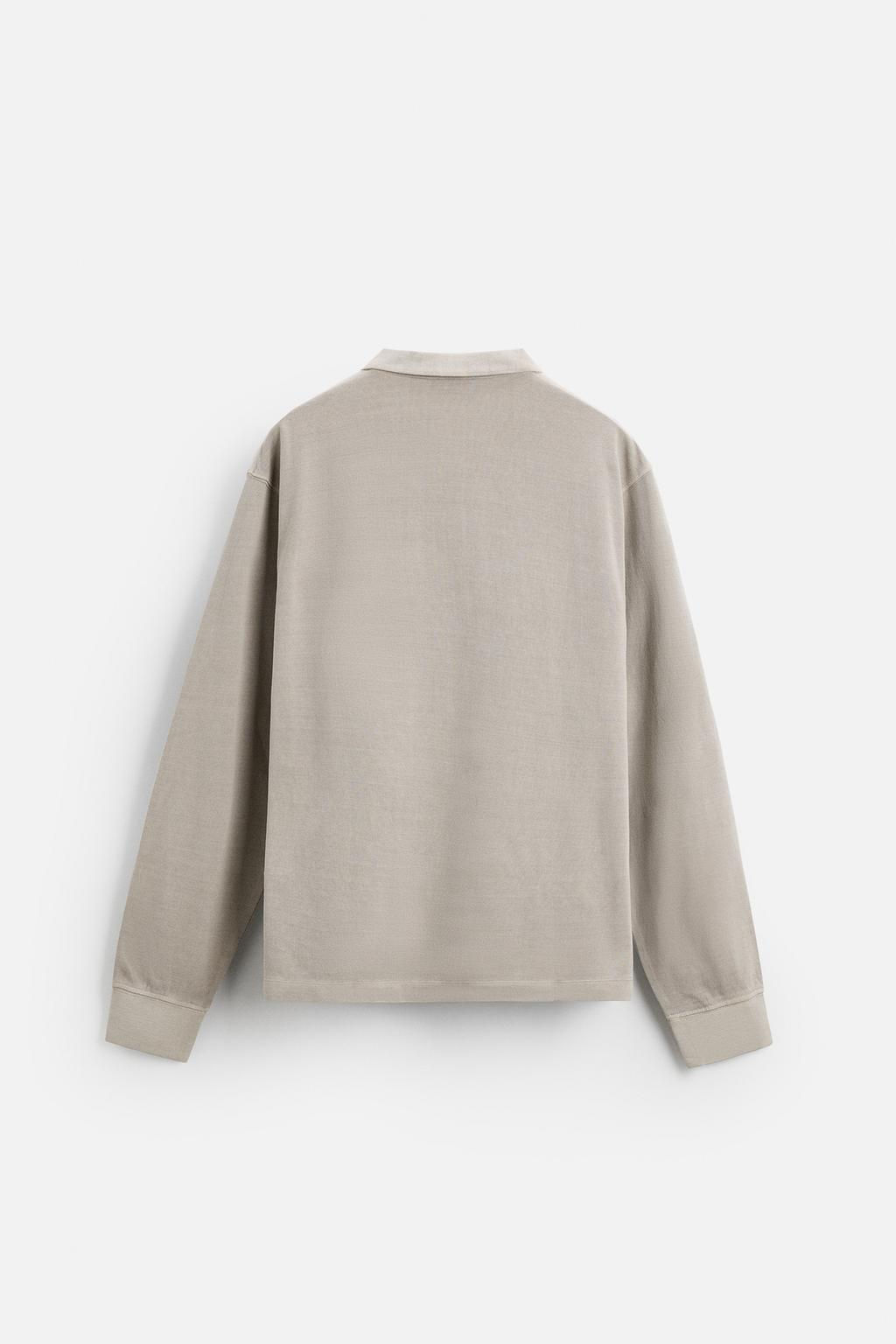 TEXTURED PIQUE POLO SHIRT - Zara фото 15