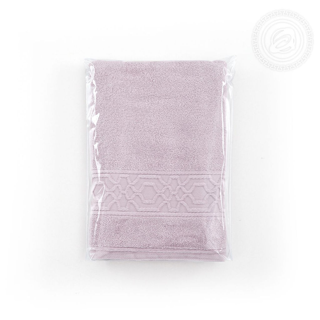 Полотенце махровое Ажур (светло-лавандовый) 70*140/1 шт. - 70*140 Махровые полотенца Арт Дизайн (Узбекистан)  фото 2
