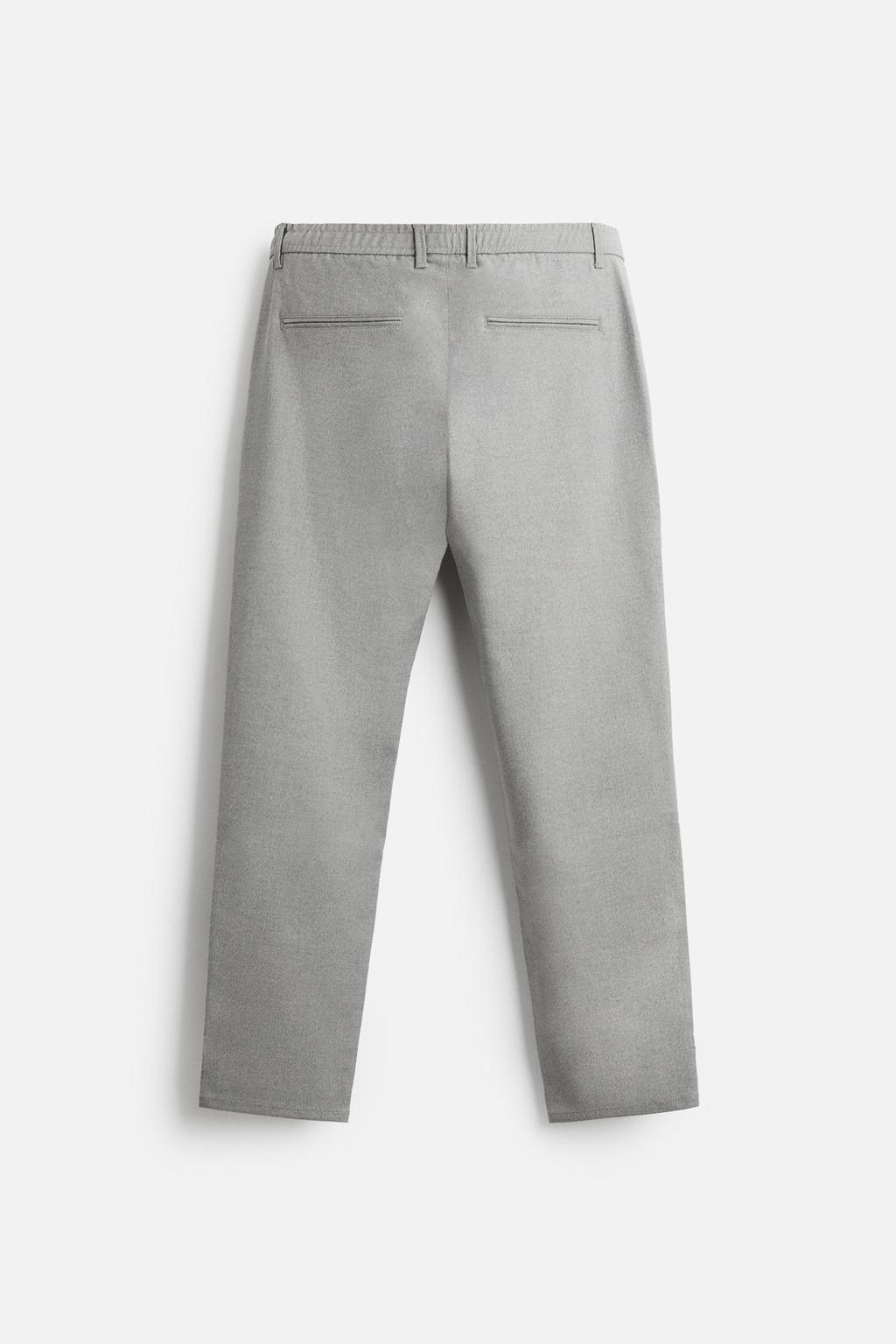 SLIM FIT COMFORT TROUSERS - Zara фото 39