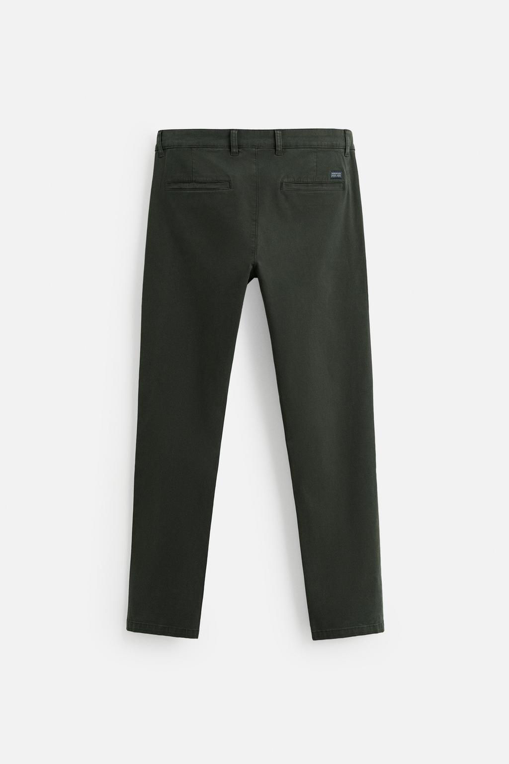 SKINNY FIT CHINO TROUSERS - Zara фото 26