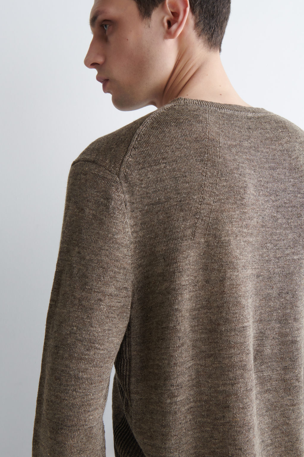JERSEY DE PUNTO DE LINO CON CUELLO REDONDO - H&m фото 8