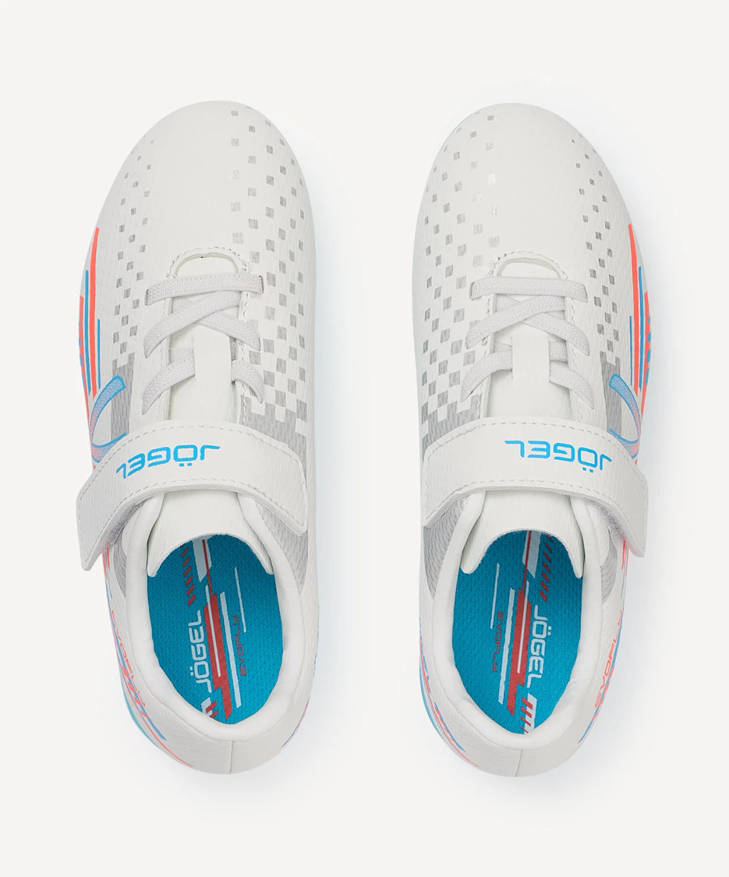 Бутсы футбольные JOGEL Evofly FG Talant White/blue, детский  фото 6