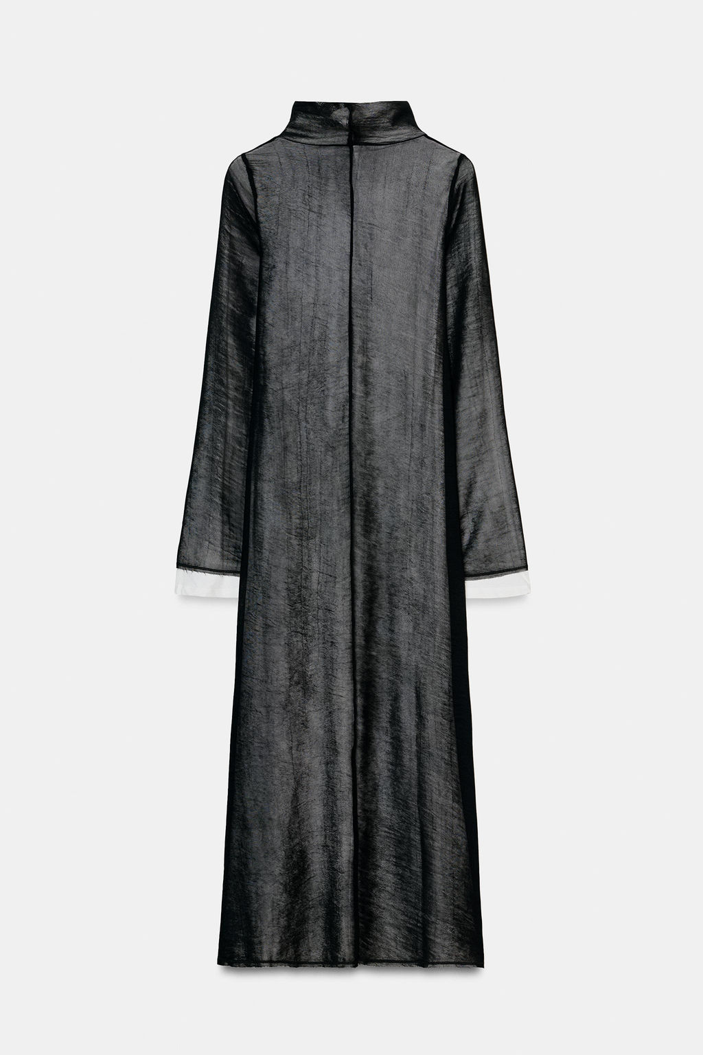 LONG CONTRAST DRESS - Zara фото 13
