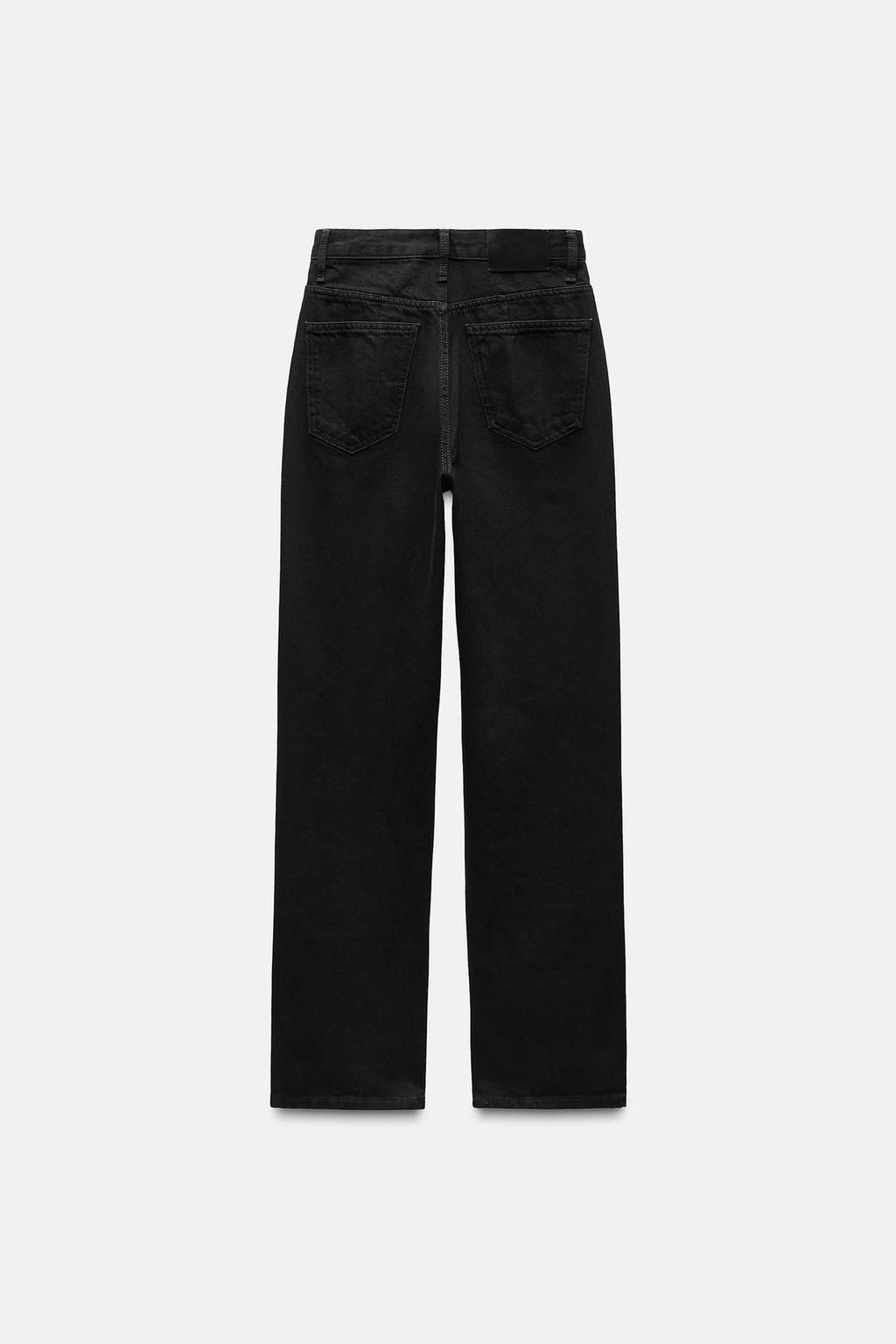 ZW COLLECTION HIGH-WAIST SLIM FIT JEANS - Zara фото 5