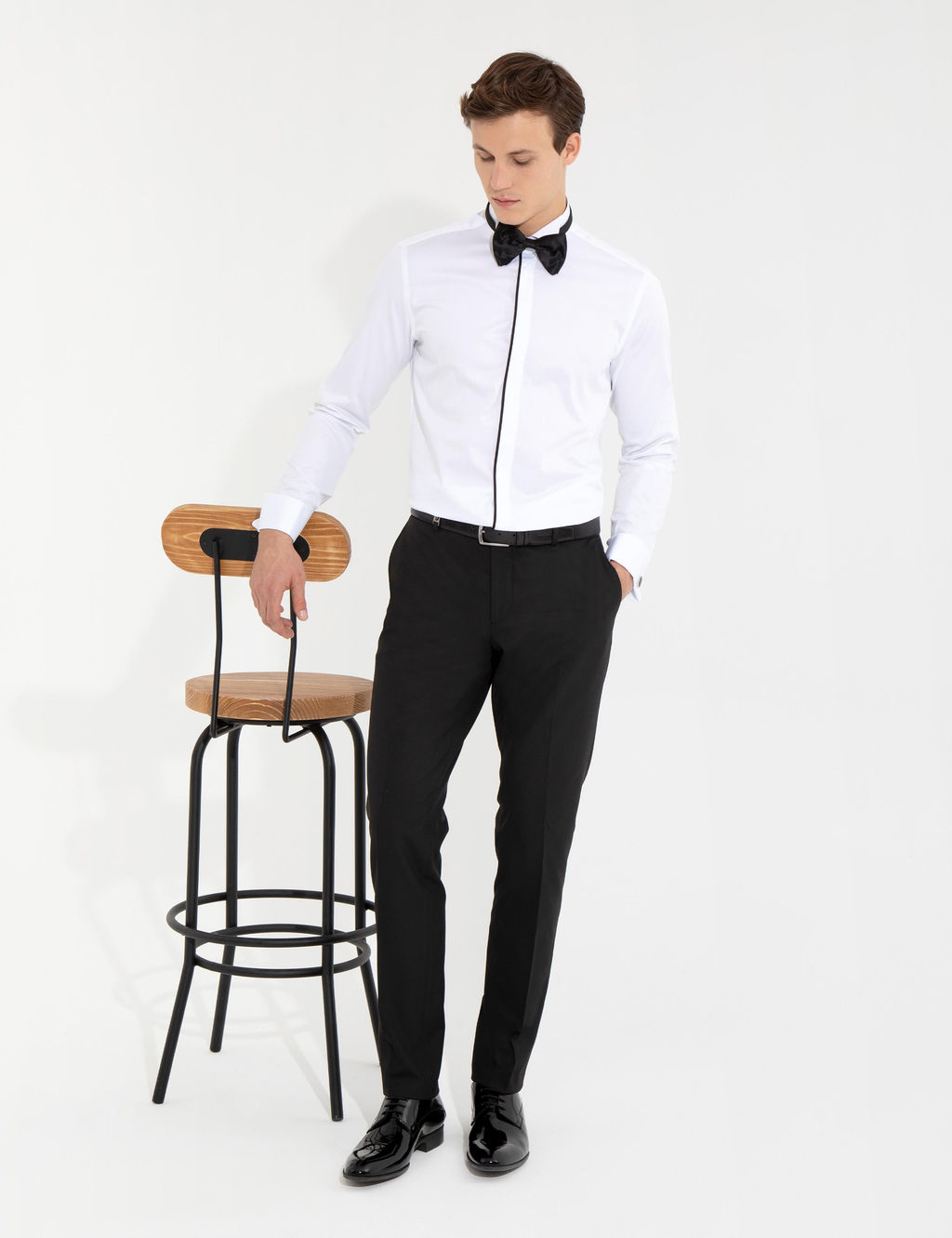 Beyaz Slim Fit Smokin G_mlek - Pierre cardin фото 2