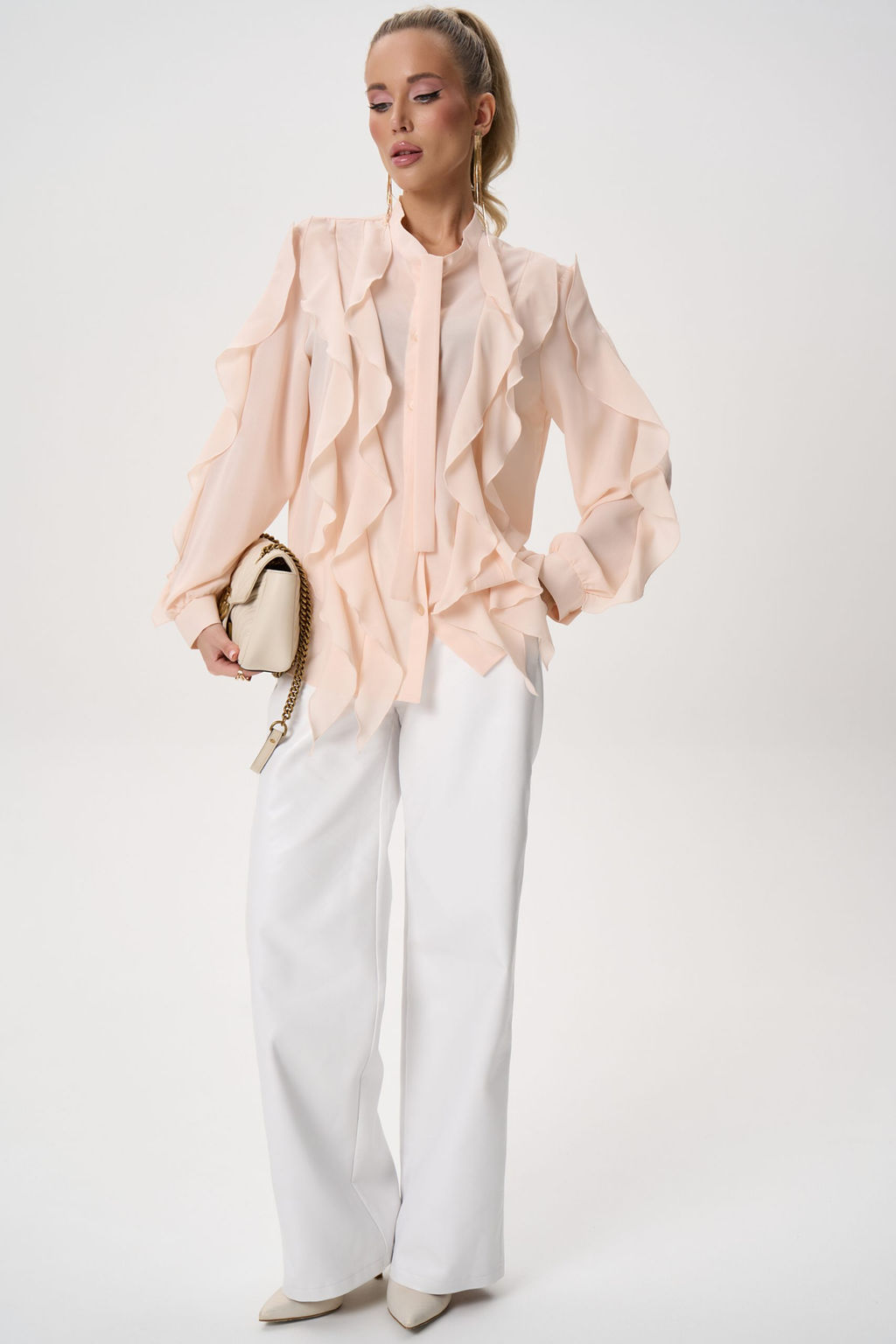 Рубашка Кристл (персиковый)