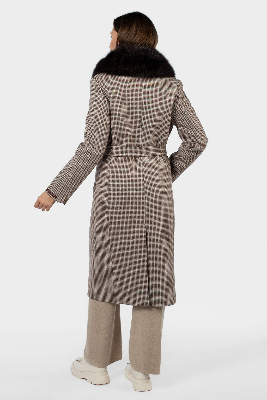 Мех натуральный (песец) Пальто утепленное Термофинн 100 г - El podio фото 5