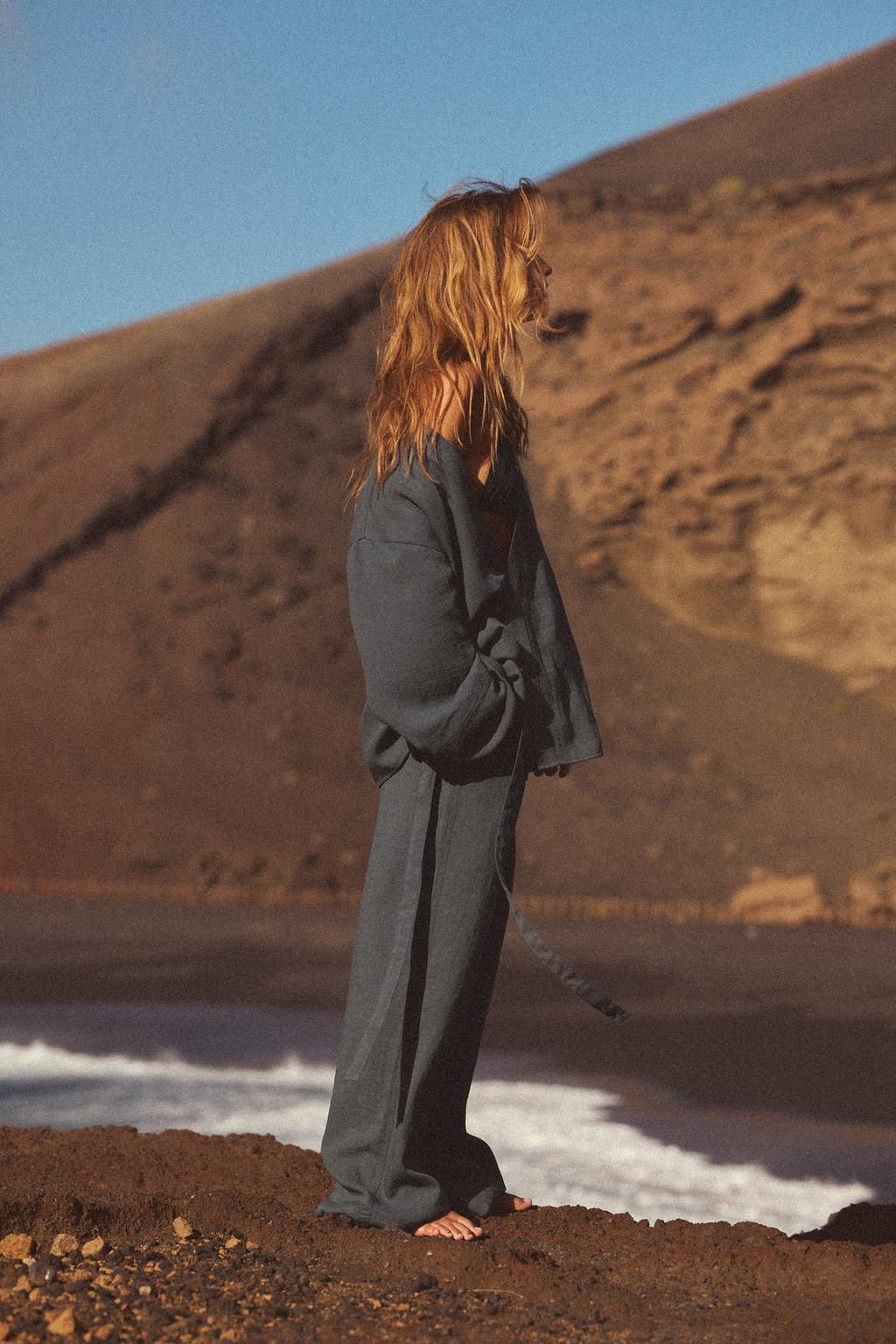 PYJAMA-STYLE TROUSERS - Zara фото 10