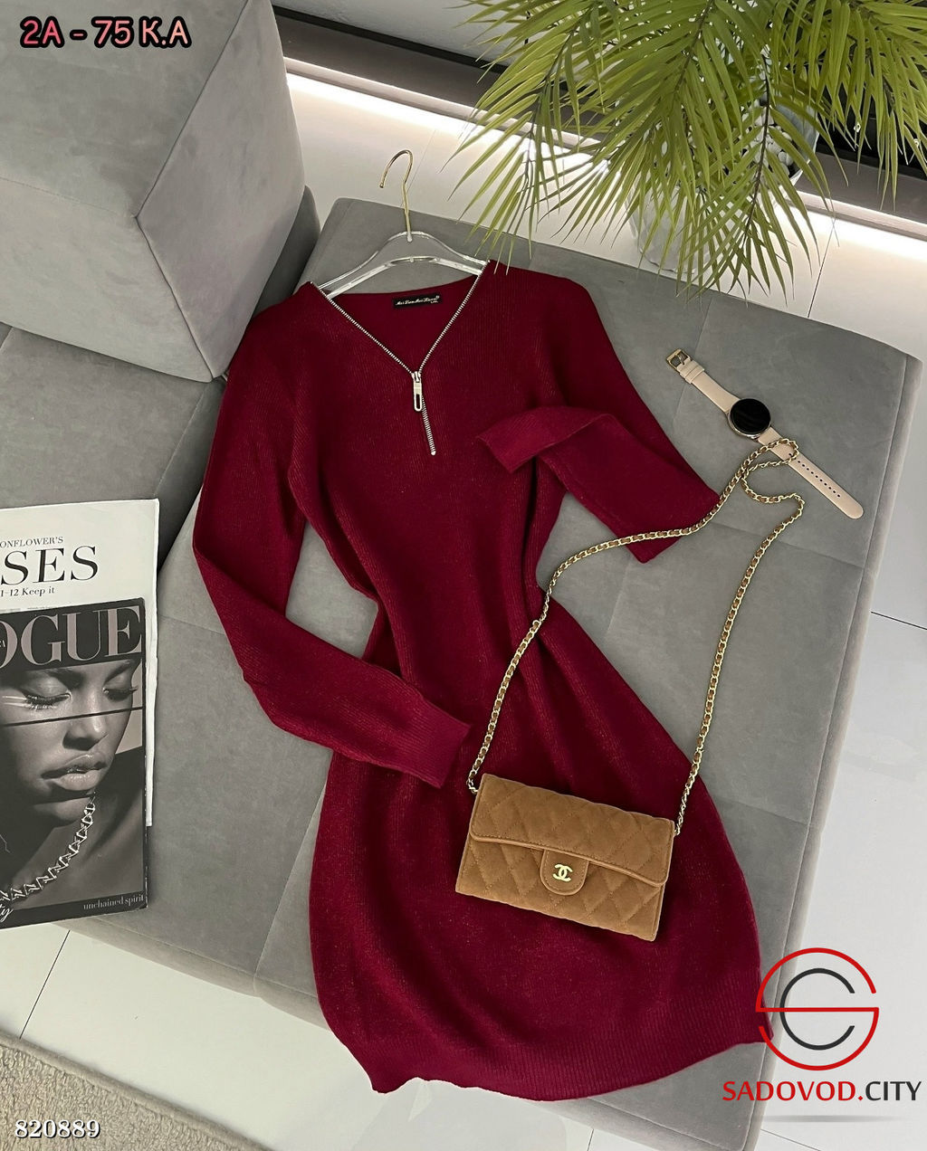 Платье женское на полузамке - Bruno фото 5