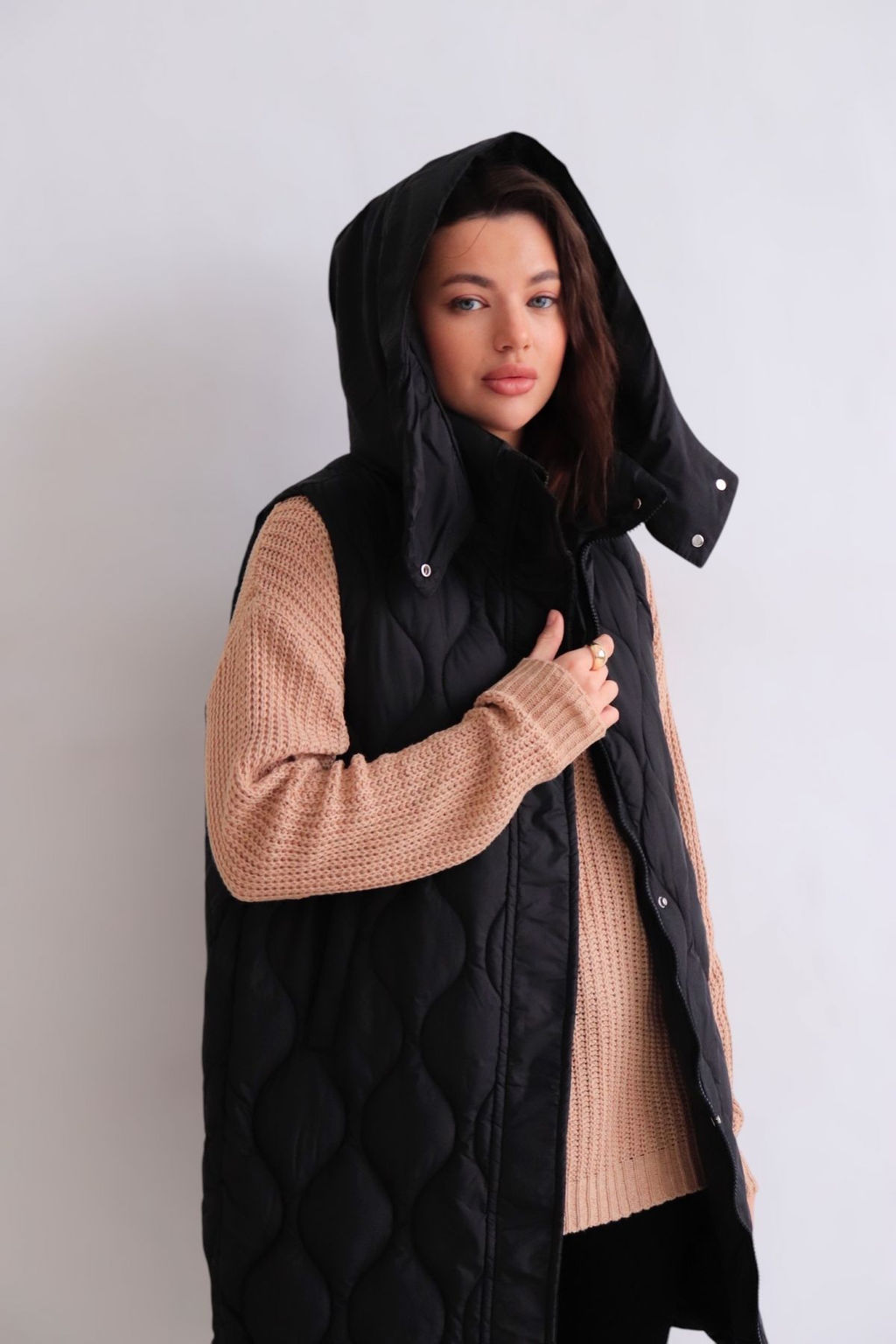 Martichelli Жилет стеганый чёрный  фото 15