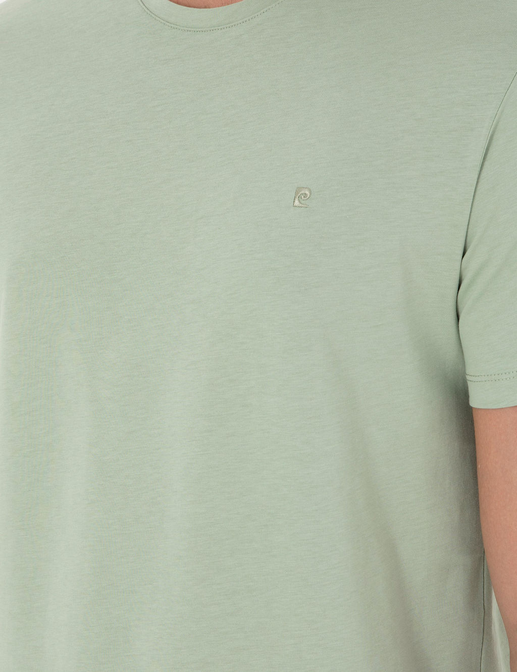 _a_la %100 Pamuk Slim Fit Bisiklet Yaka Basic Ti__rt - Pierre cardin фото 7