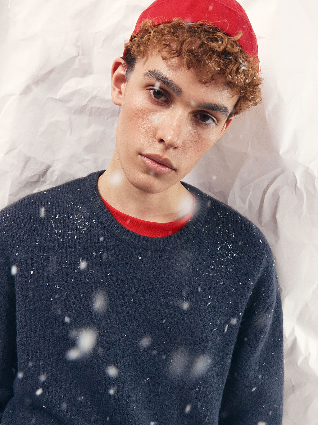 Джемпер мужской синий деним 121922