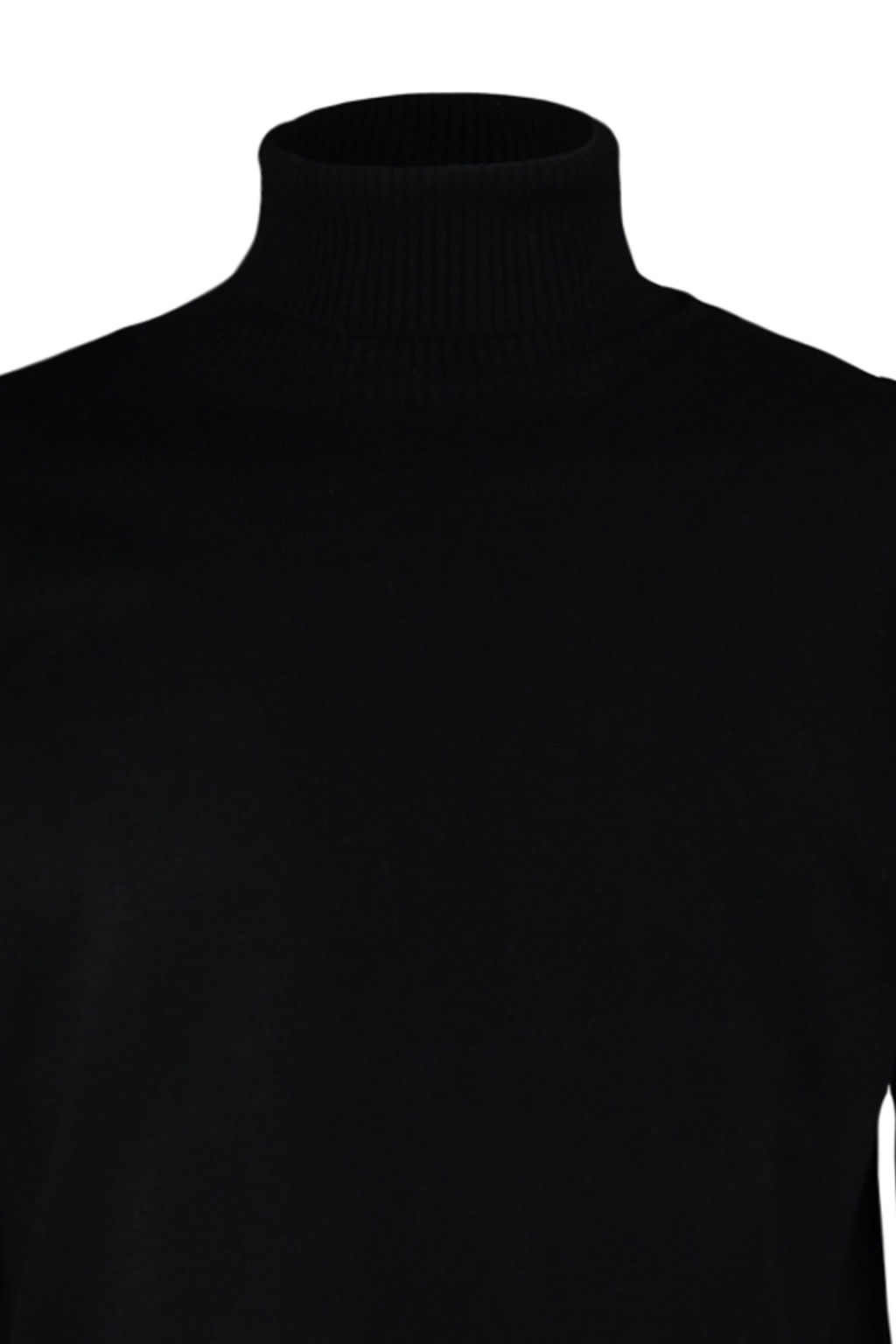 TRENDYOL MAN Siyah Slim Fit Dar Kesim Tam Bal?kc? Yaka Basic Kazak TMNAW21KZ0755 - Trendyolmilla фото 11