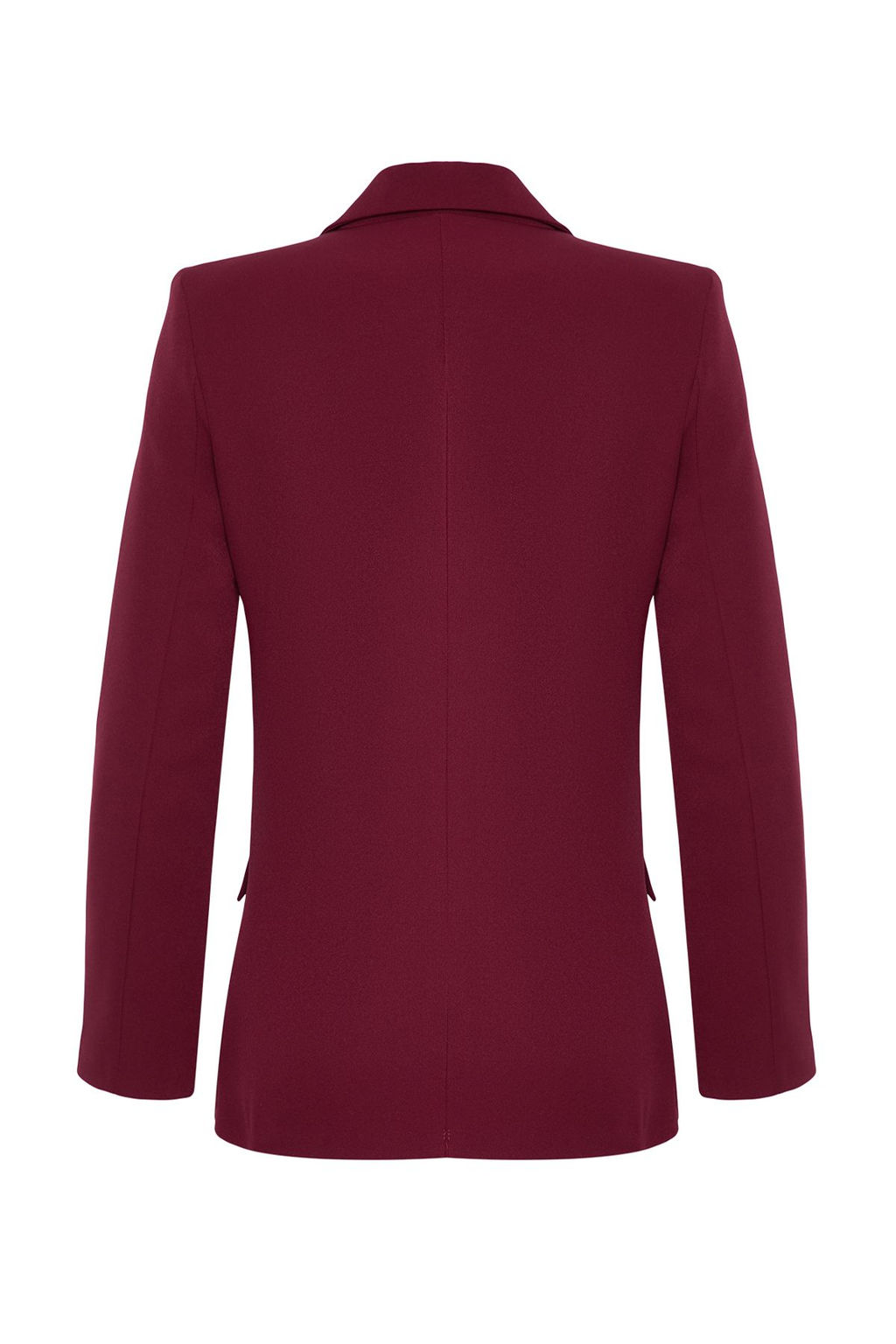 Bordo Regular Astarl? Dokuma Blazer Ceket TWOSS21CE0137