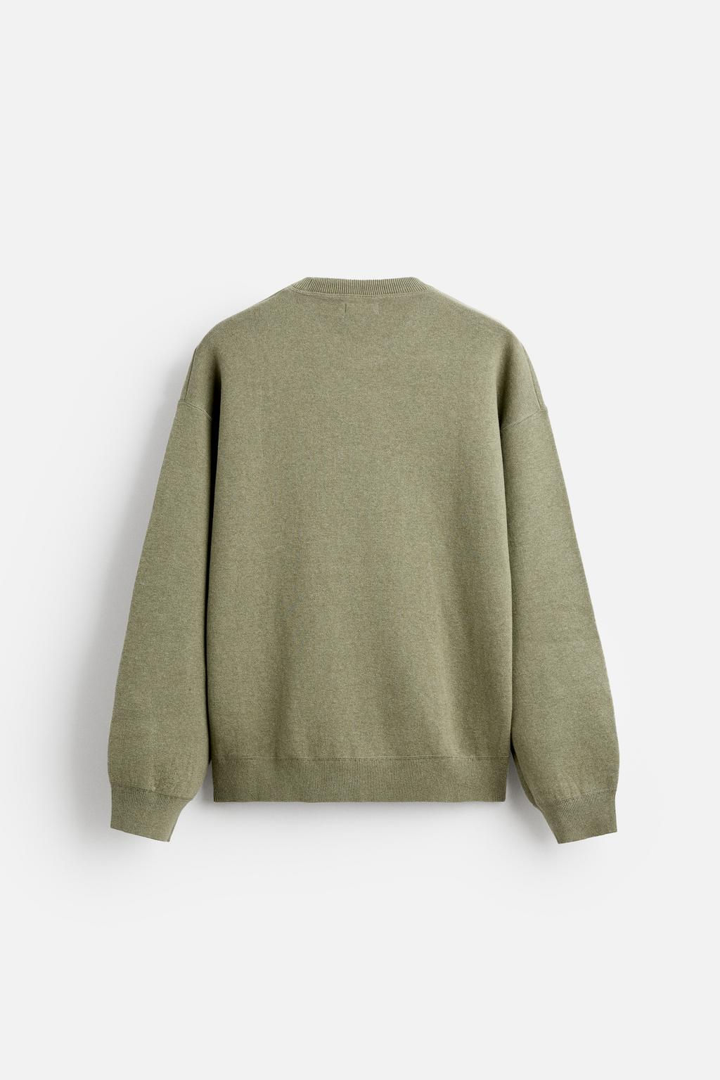 TEXTURED COTTON SWEATER - Zara фото 7