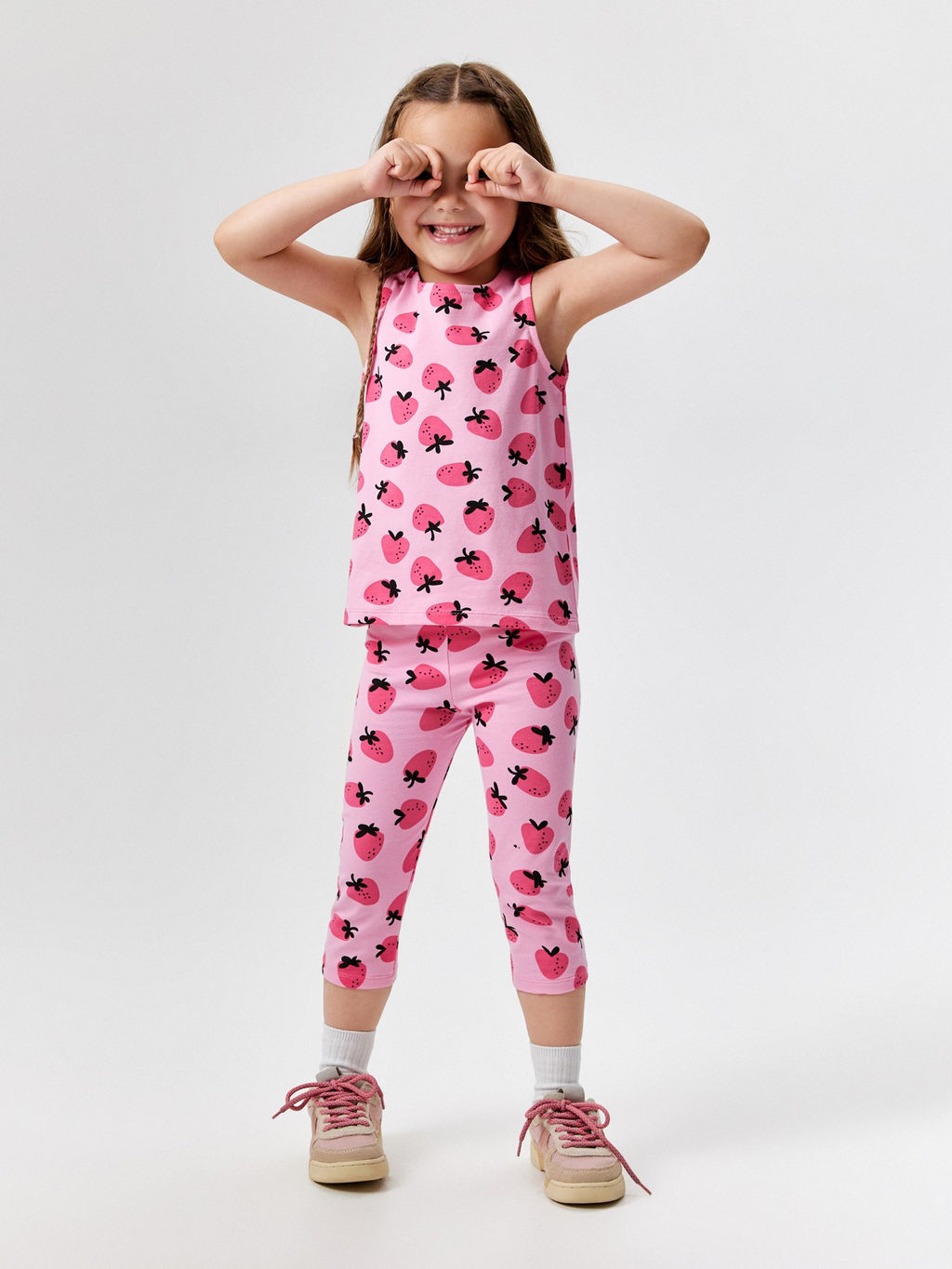 ACOOLA / Брюки детские для девочек (лосины) Carina розовый фото 6