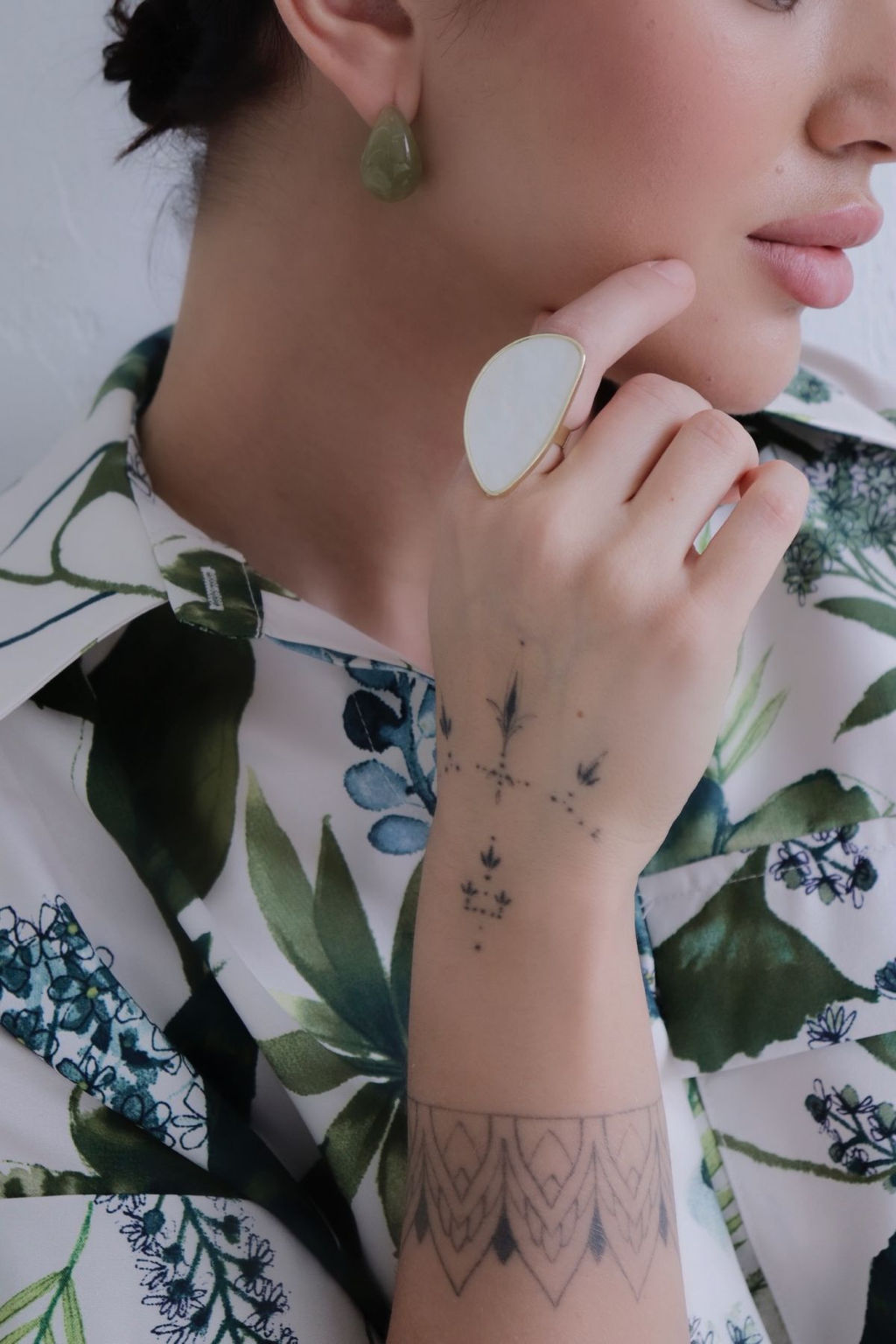 Martichelli КОЛЬЦО С БЕЛОЙ ВСТАВКОЙ  фото 2