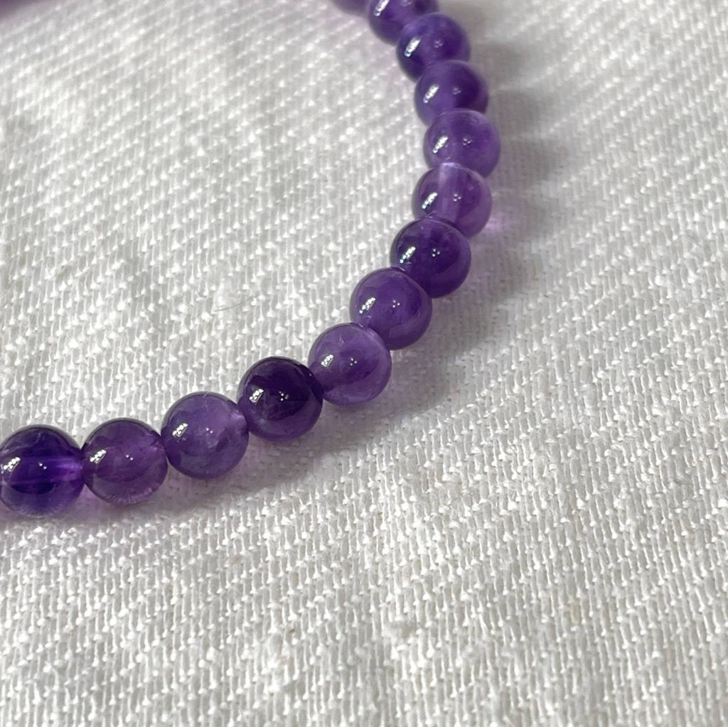 Браслет со вставкой из Аметиста 19 см