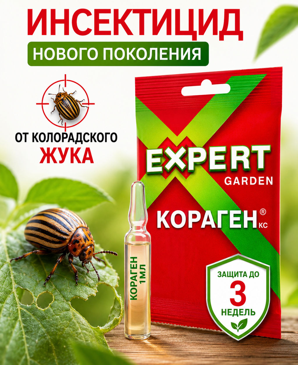 Кораген Картофель, Томат (1мл) ср-во от колорадского жука - Зеленые технологии фото 4