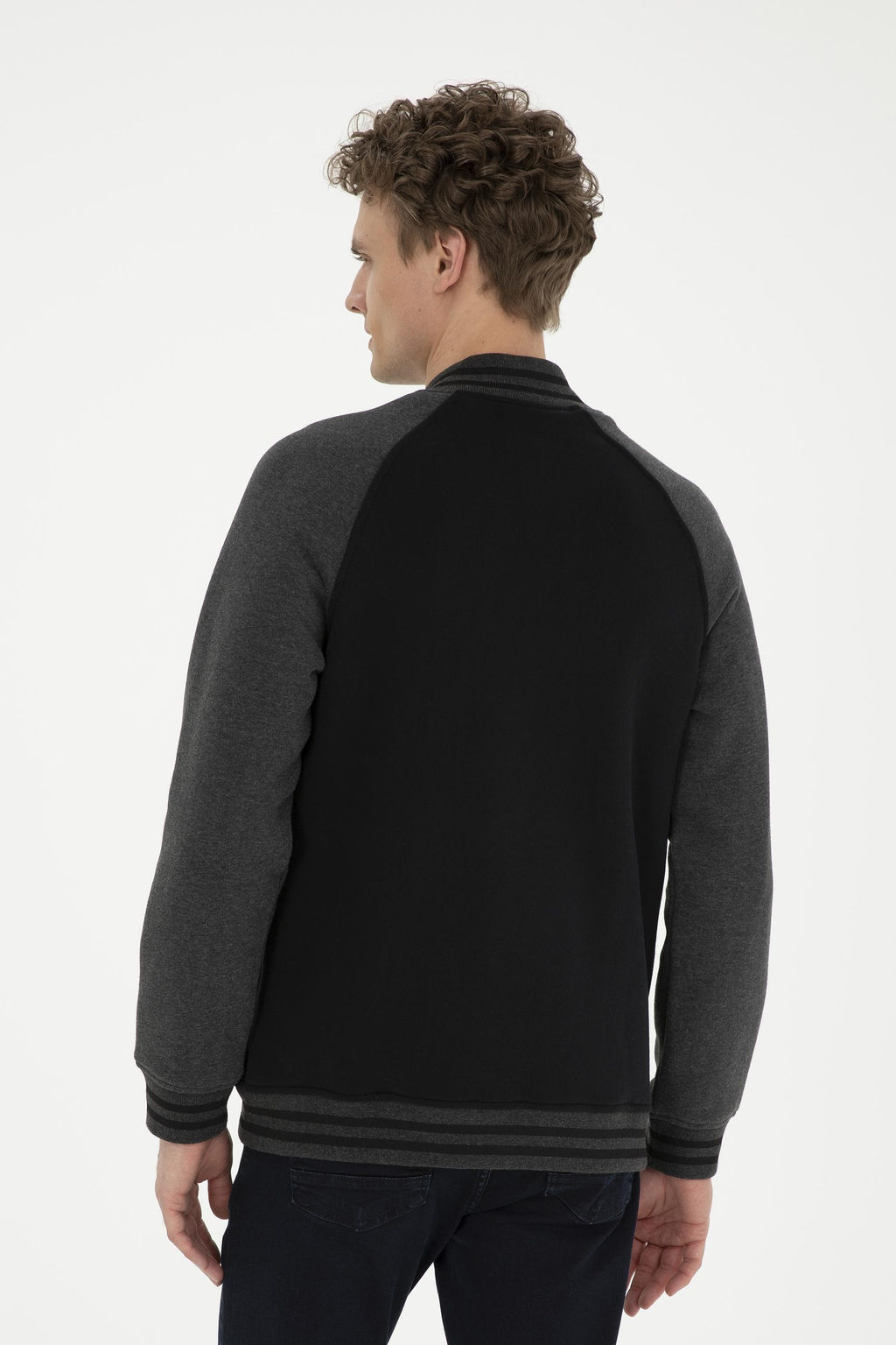 U. S. Polo Assn / Мужской черный вязаный кардиган - U.s. polo assn фото 5