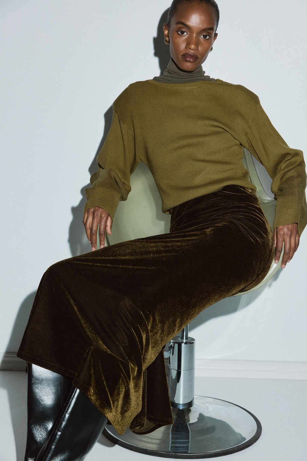 Falda de velour - H&m фото 4