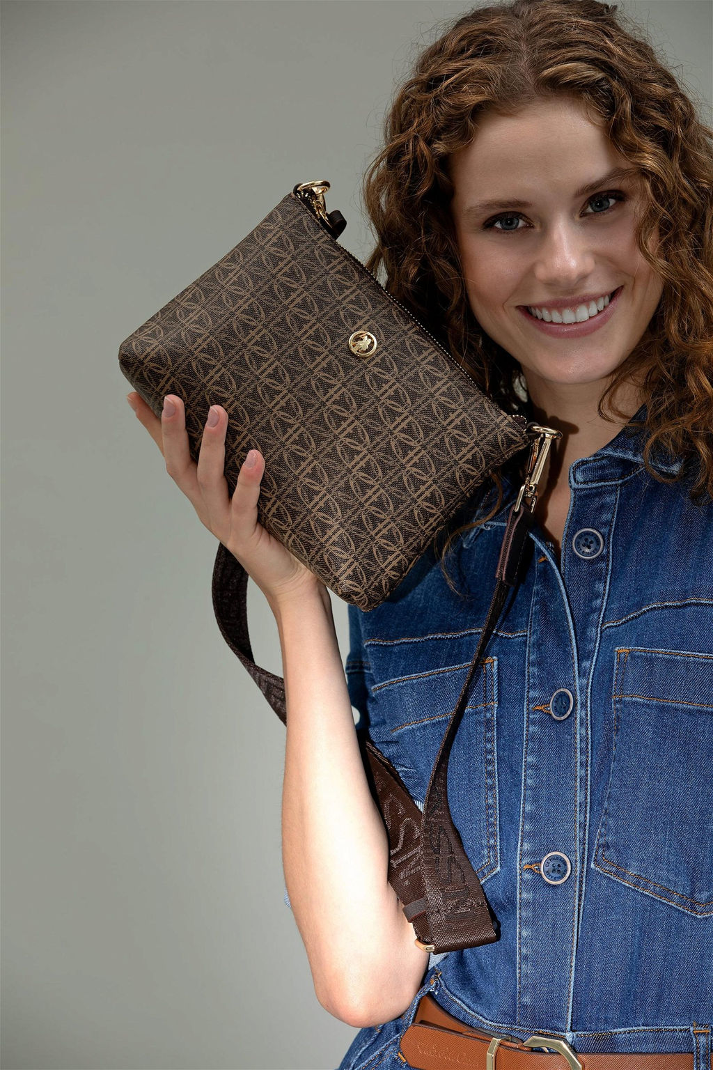 Женская коричневая сумка через плечо Неожиданная скидка в корзине - U.s. polo assn фото 2