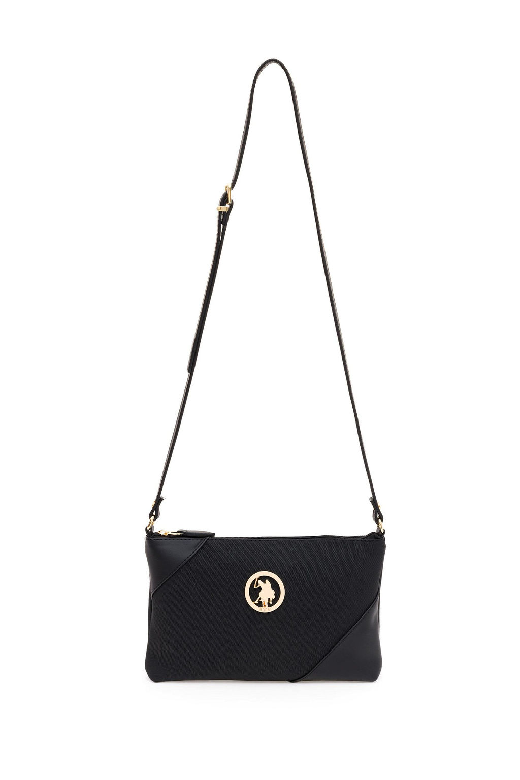 Женская черная сумка через плечо - U.s. polo assn фото 4