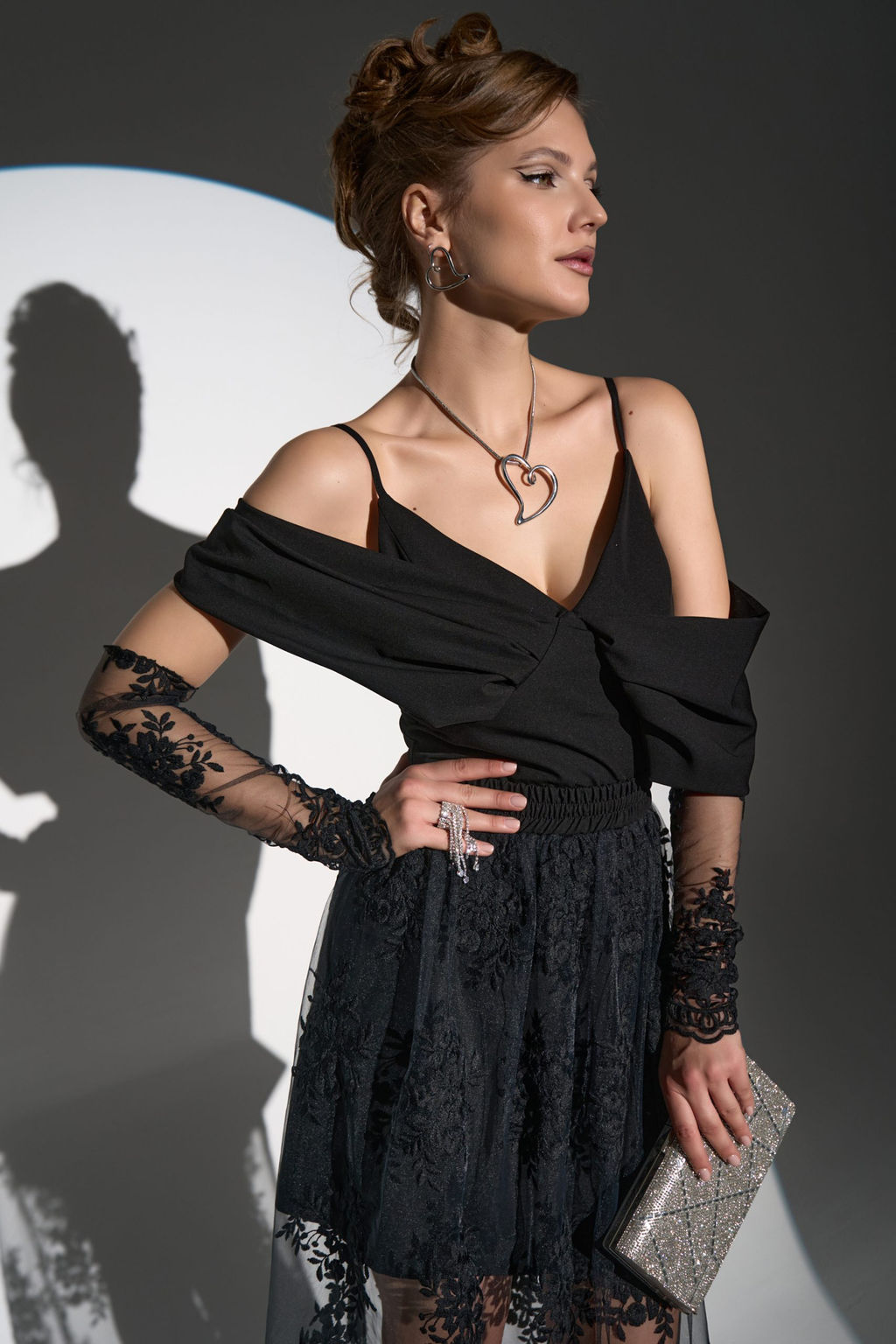 Платье Мэдж (чёрный) - Эльза фото 23