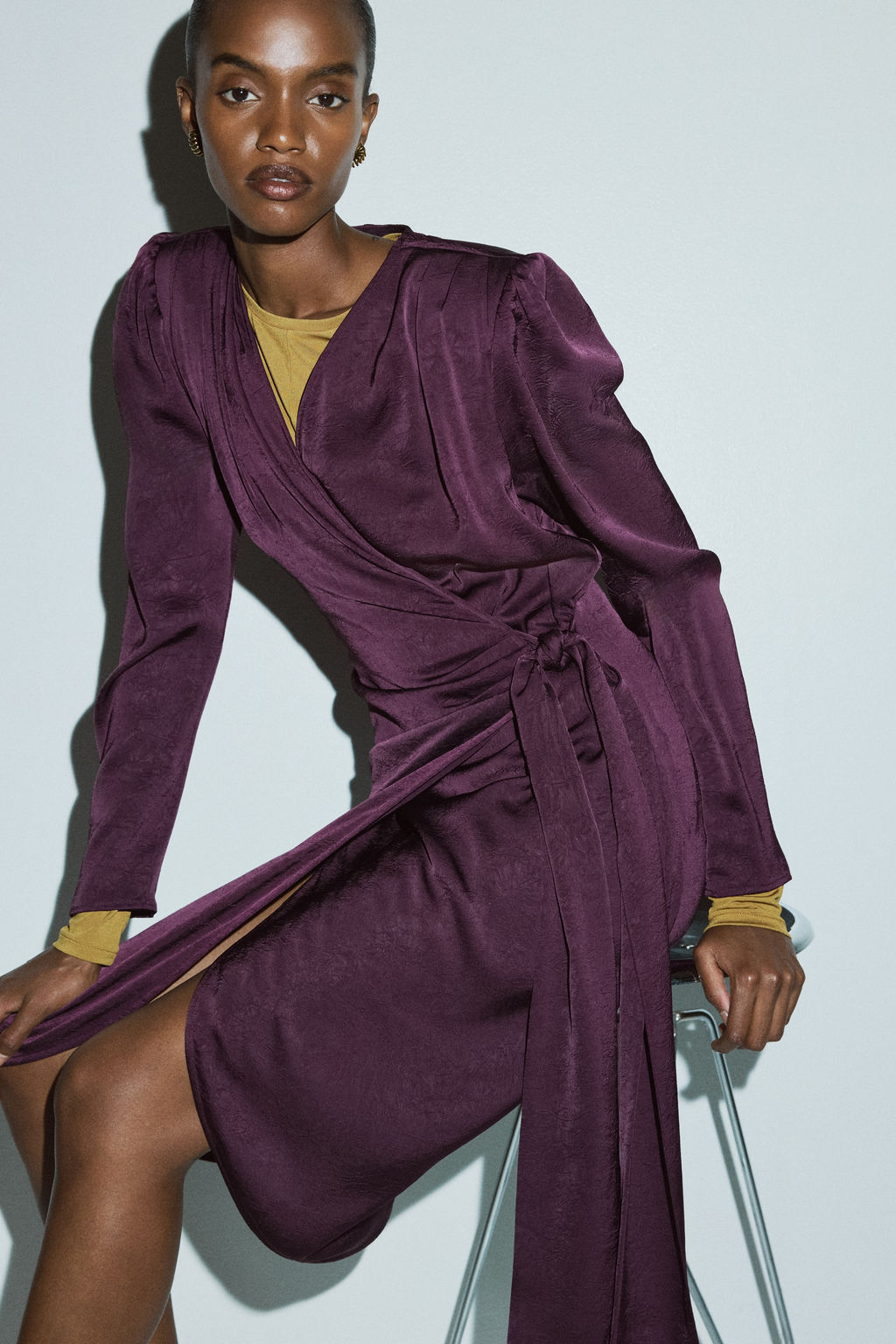 Vestido con detalle anudado - H&m фото 2